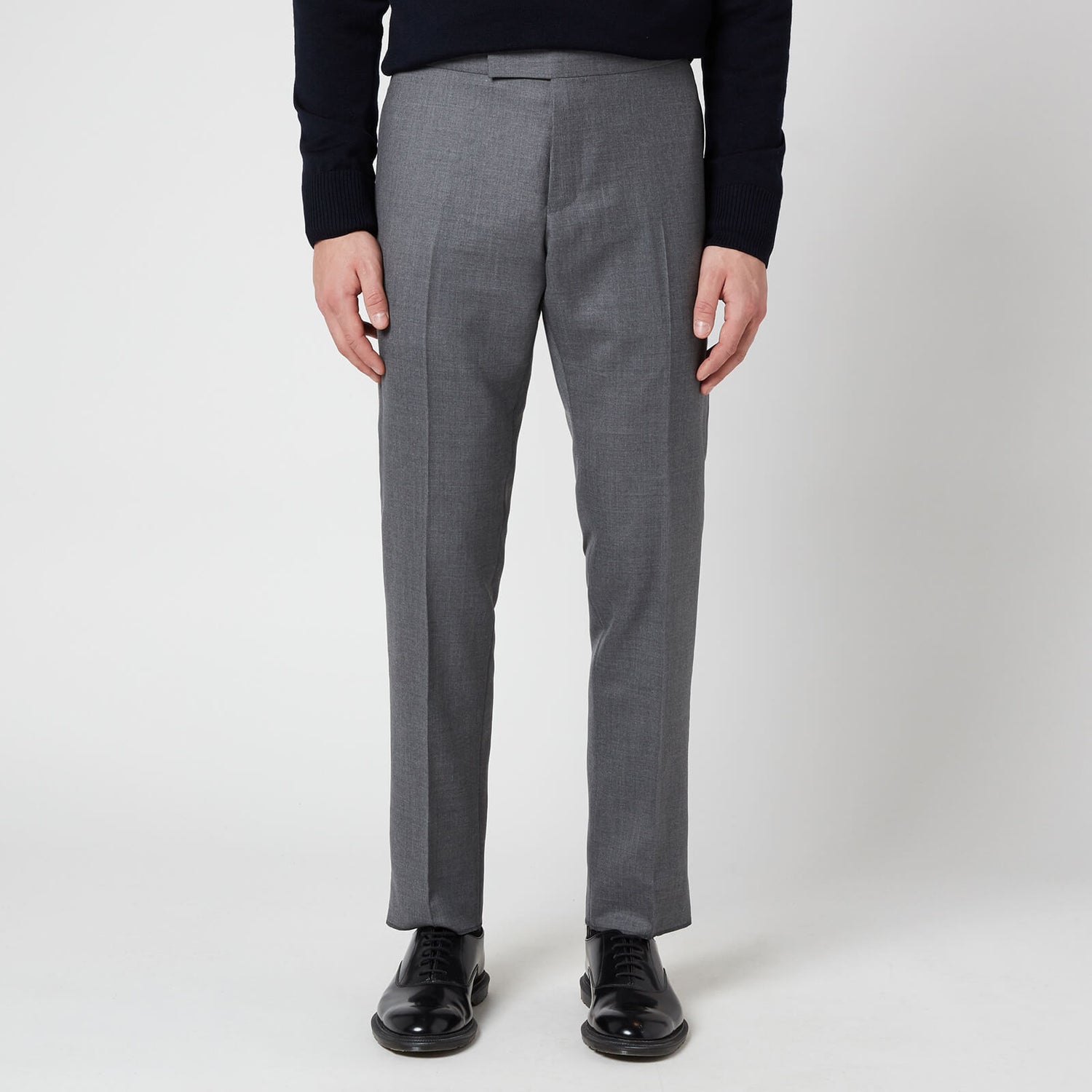 Thom Browne Men's Classic Twill Super 120 Trousers - Medium Grey - 1/S