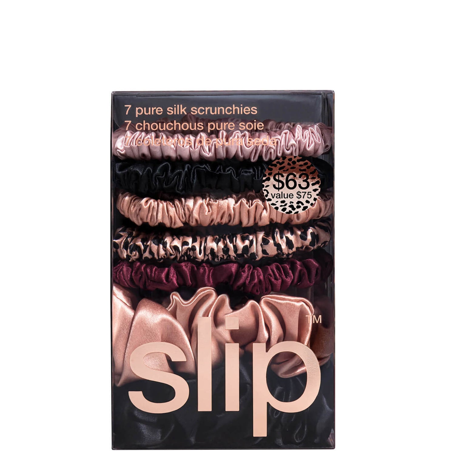 Slip Pure Silk Scrunchies Mega Set - Plum Rose (Worth £58.50)