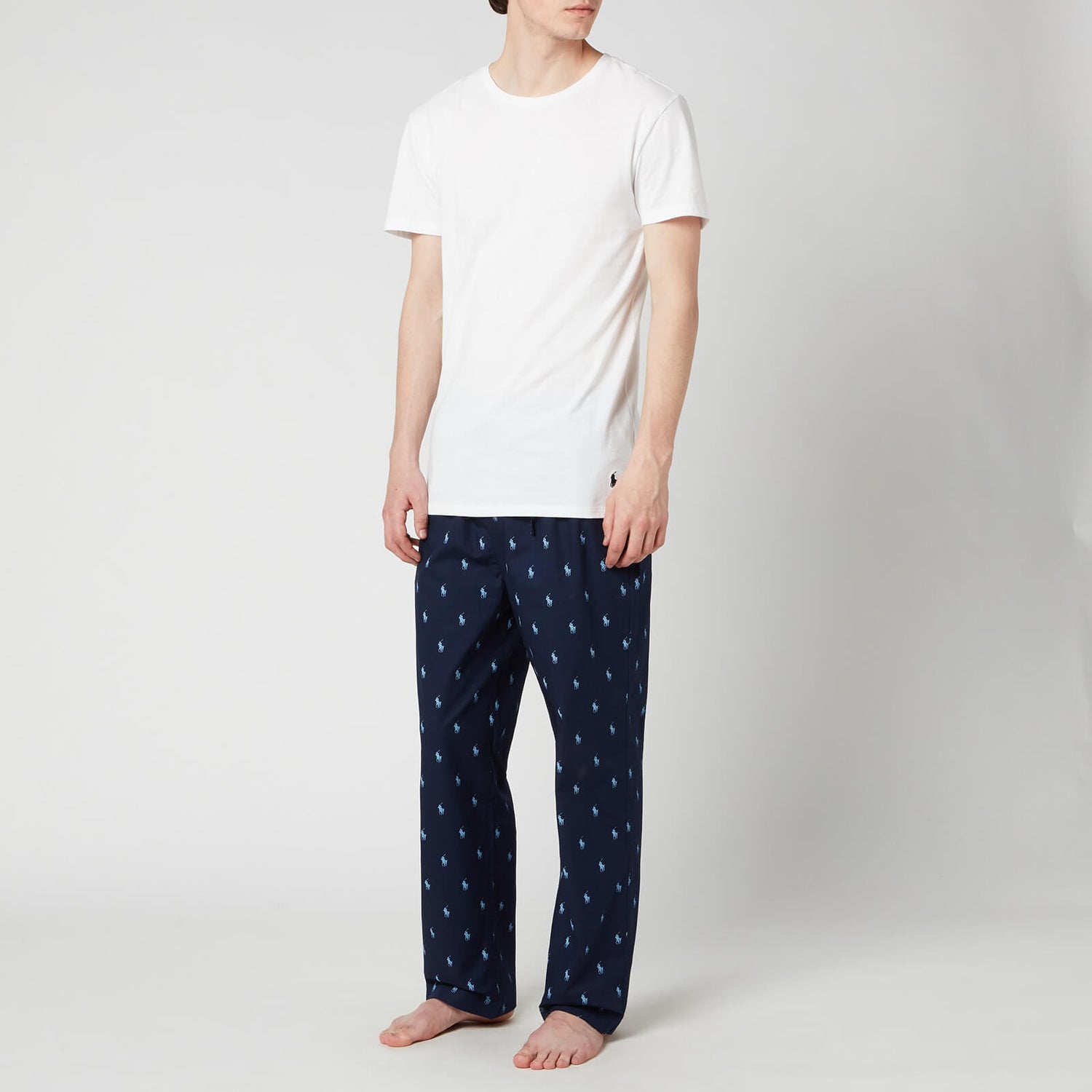 Polo Ralph Lauren Men's Cotton Pyjama Pants - Cruise Navy/Blue Lagoon