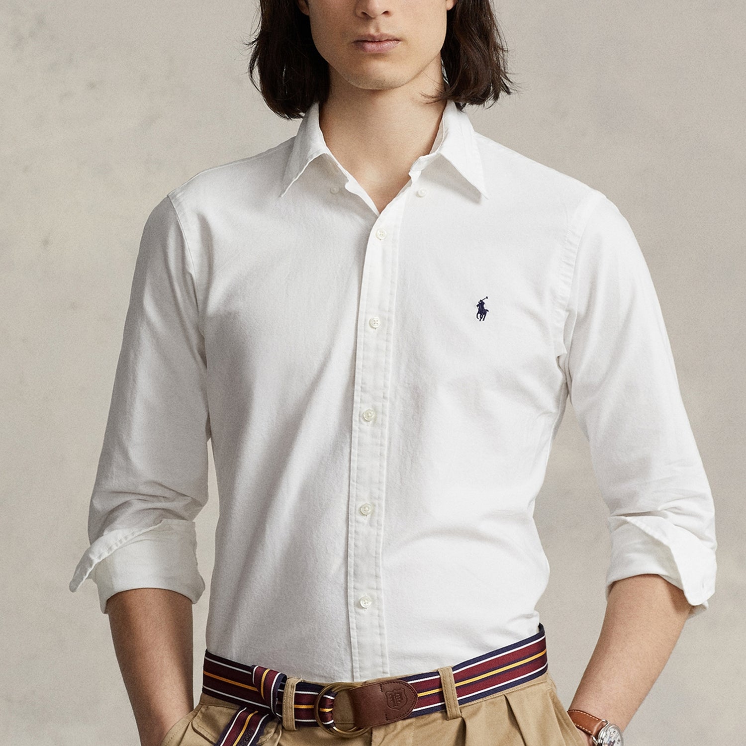 Polo Ralph Lauren Custom-Fit Cotton Oxford Shirt - M