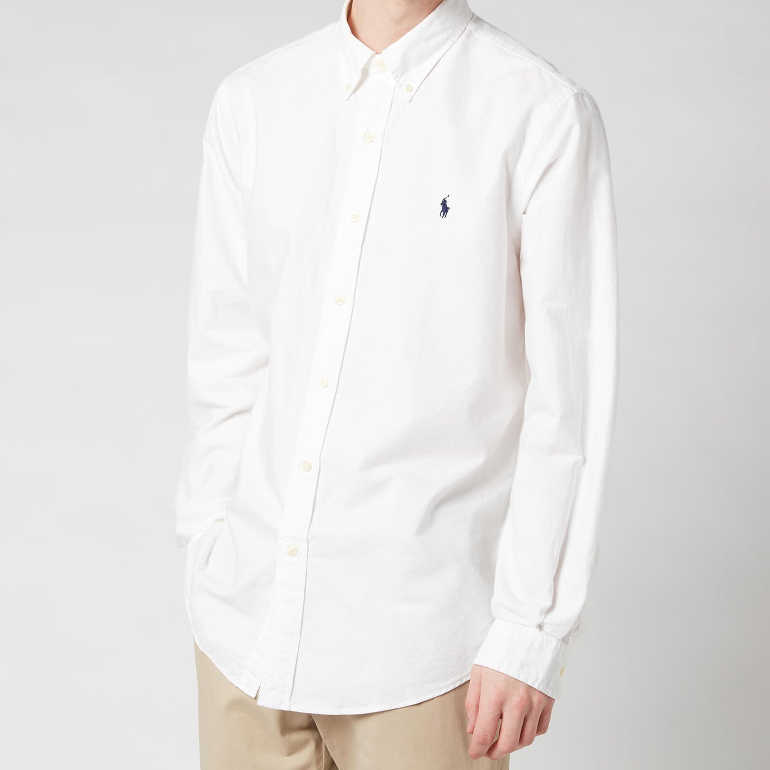 Polo Ralph Lauren Men's Custom Fit Oxford Shirt - White - XL
