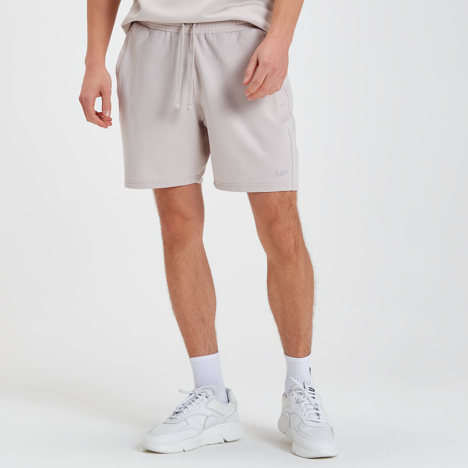 MP Moške kratke hlače Rest Day Sweat Shorts – kostno siva - XXS