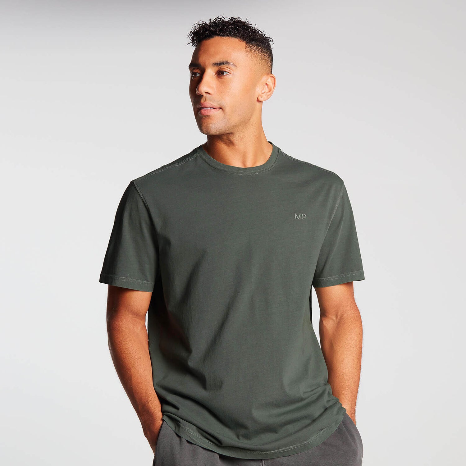 MP Men's Training Short Sleeve Oversized T-Shirt - Vine Leaf - XS