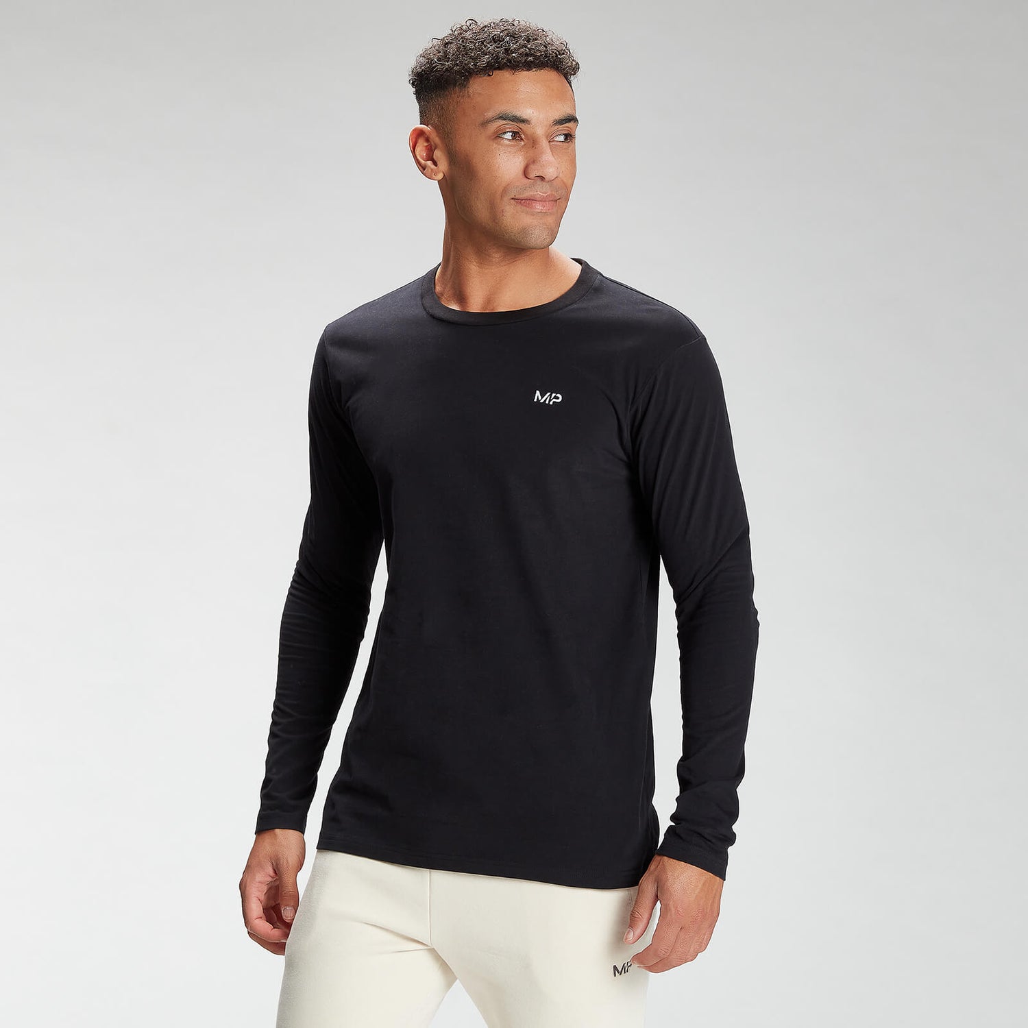 MP Men's Rest Day Long Sleeve Top - Black - XS