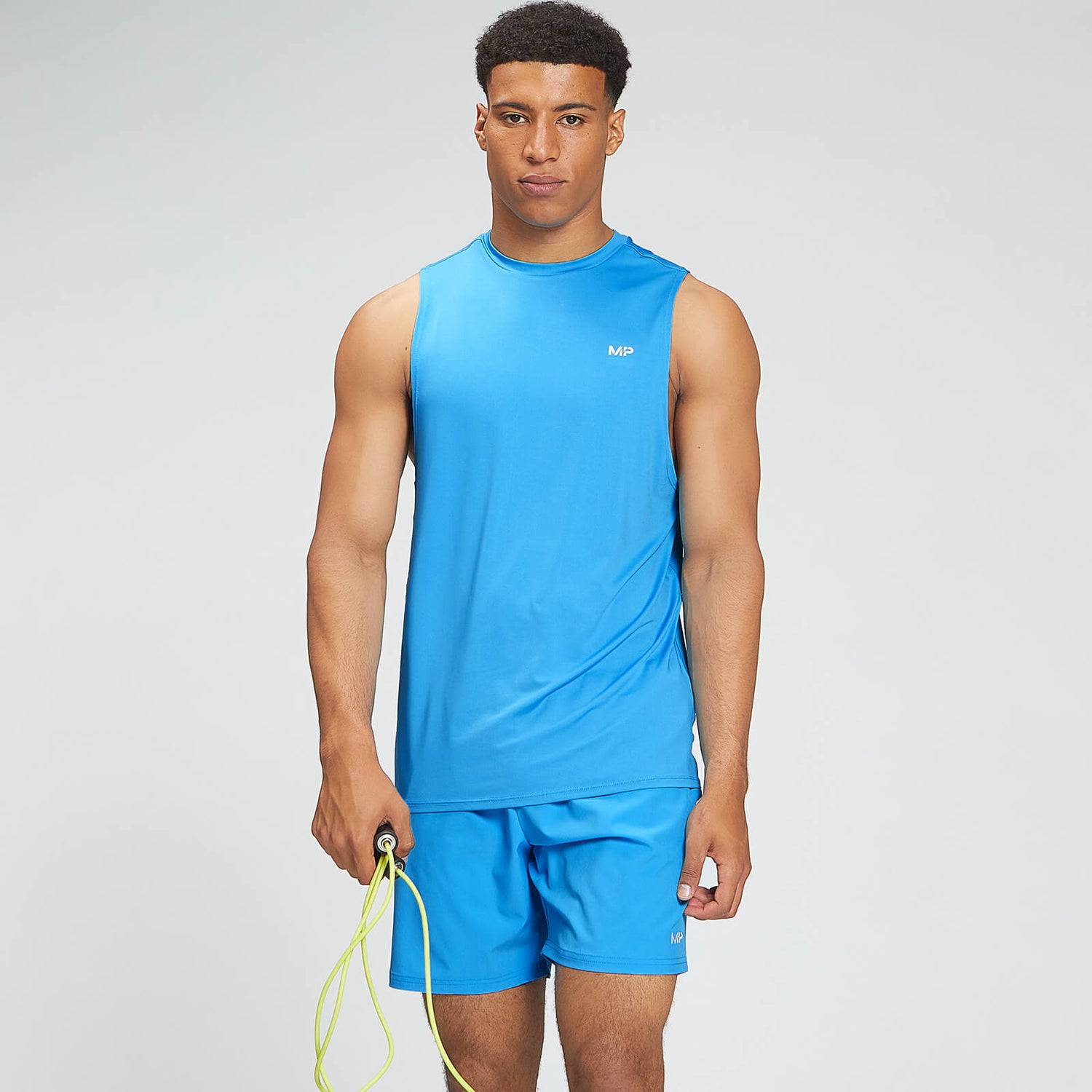 MP Men's Training Tank Top - Bright Blue