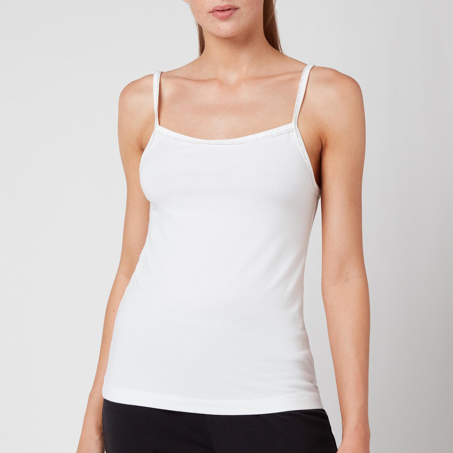 Calvin Klein Women's 2 Pack Camisole Tops - White