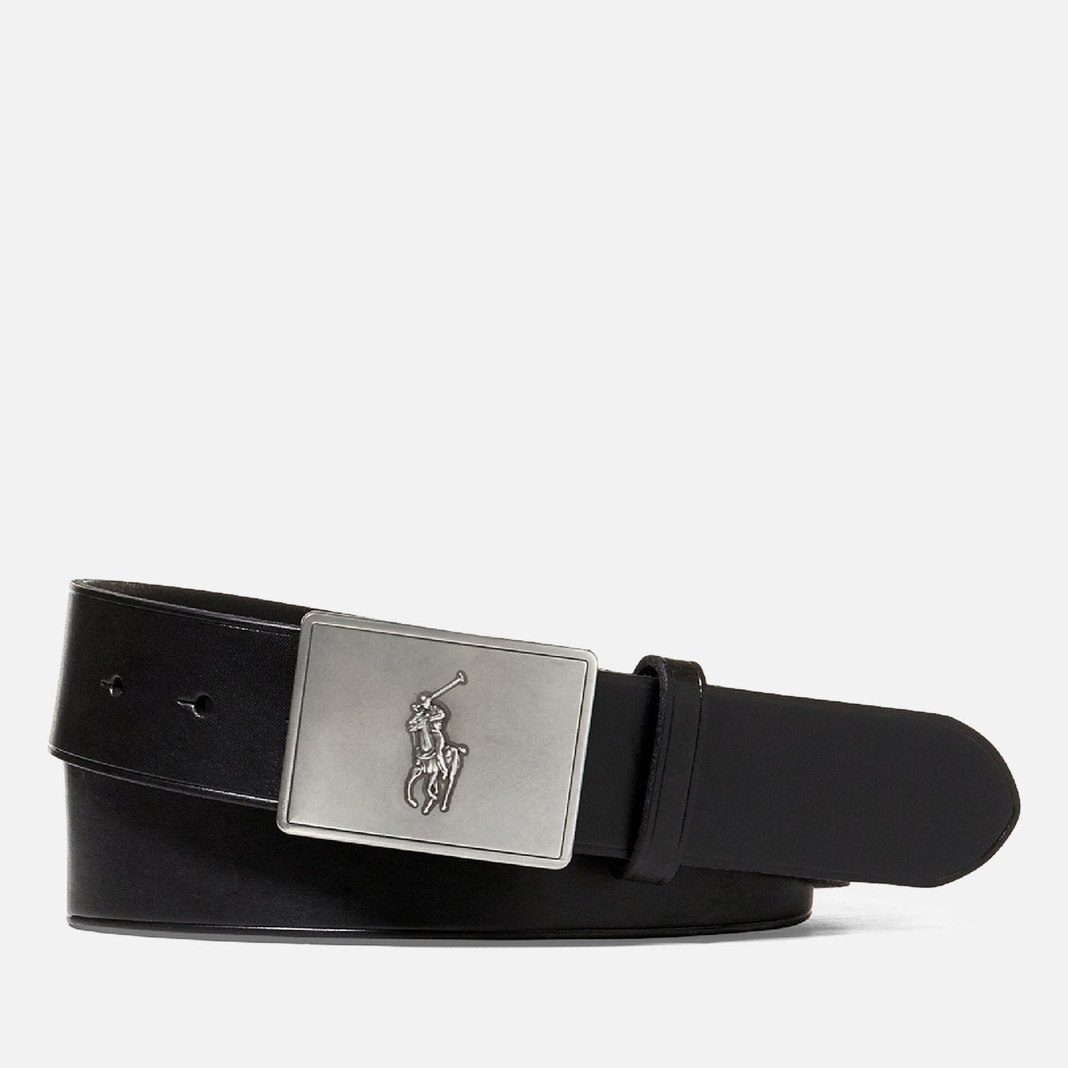 Polo Ralph Lauren Men's Plaque Belt - Black - S/W32