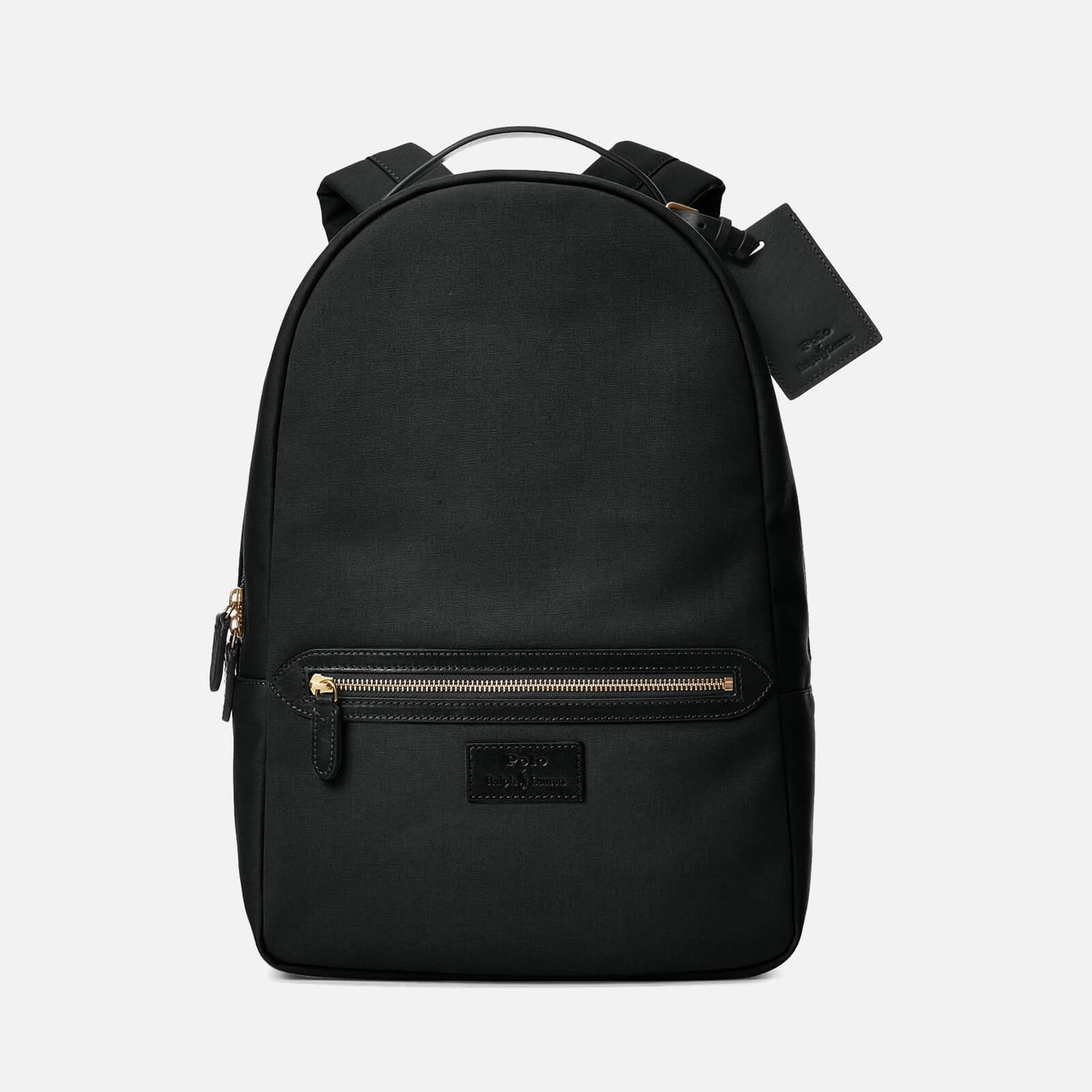 Polo Ralph Lauren Men's Leather-Trim Canvas Backpack - Black