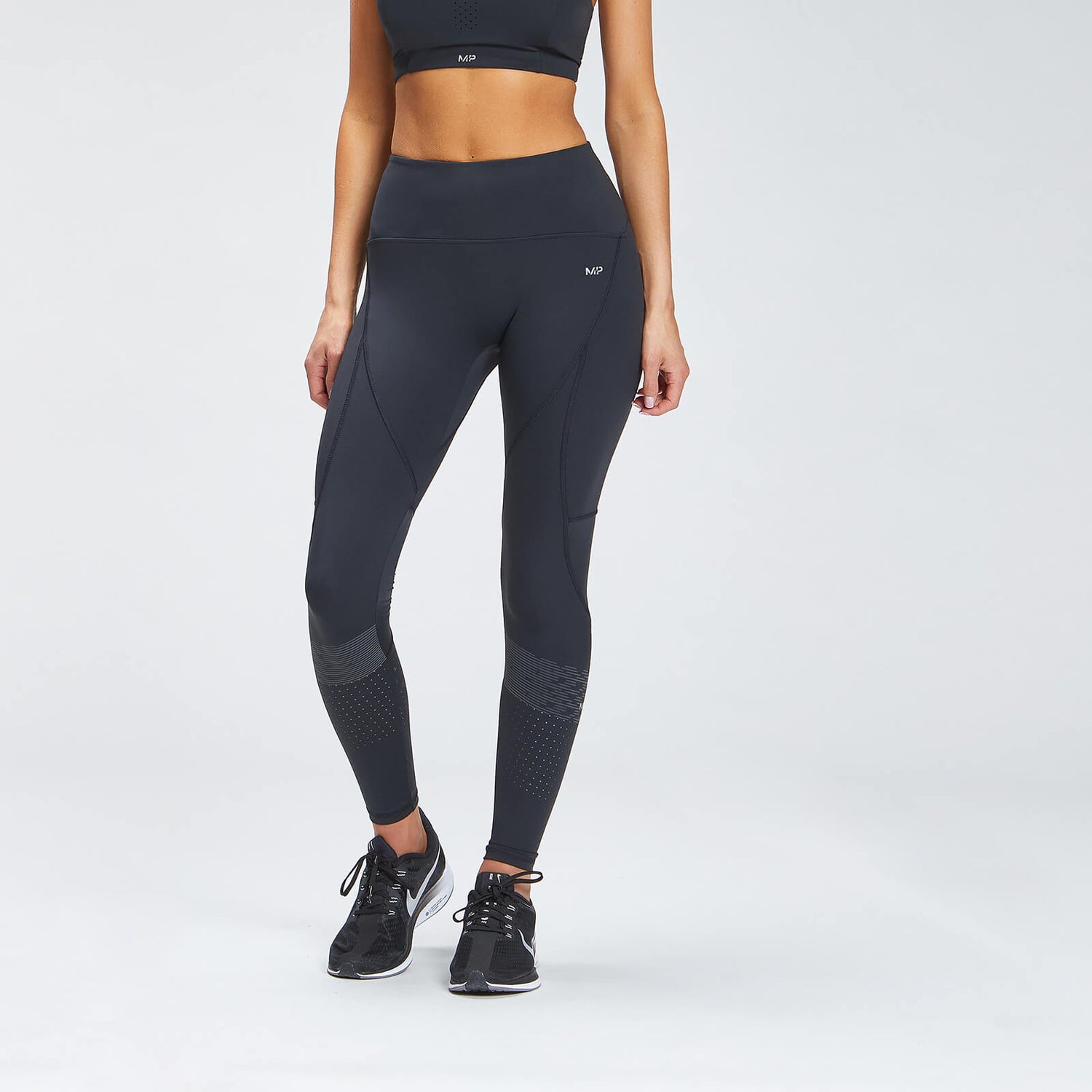 MP Damen Velocity reflektierende Leggings — Schwarz