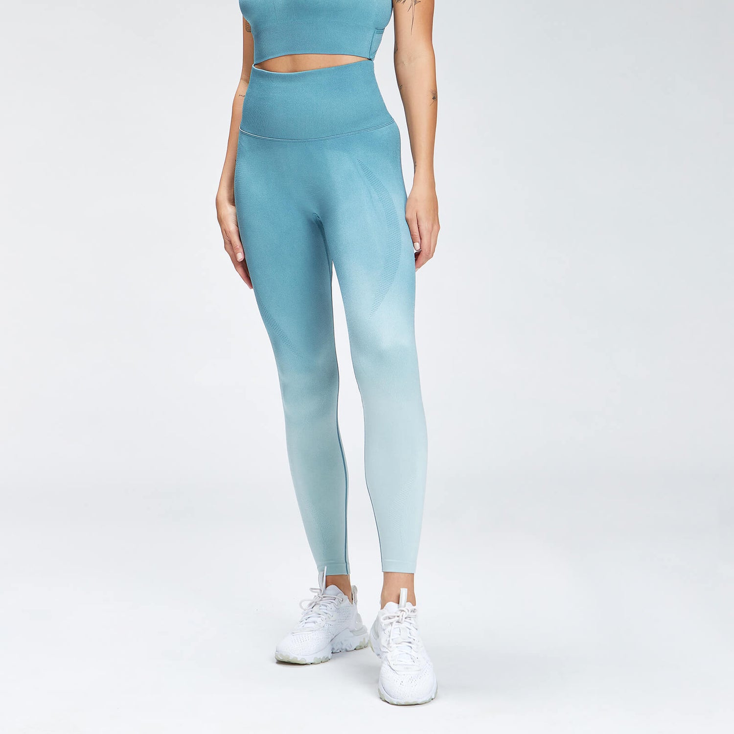 Pantaloni de damă MP Velocity Seamless pentru femei - Ocean Blue - XL