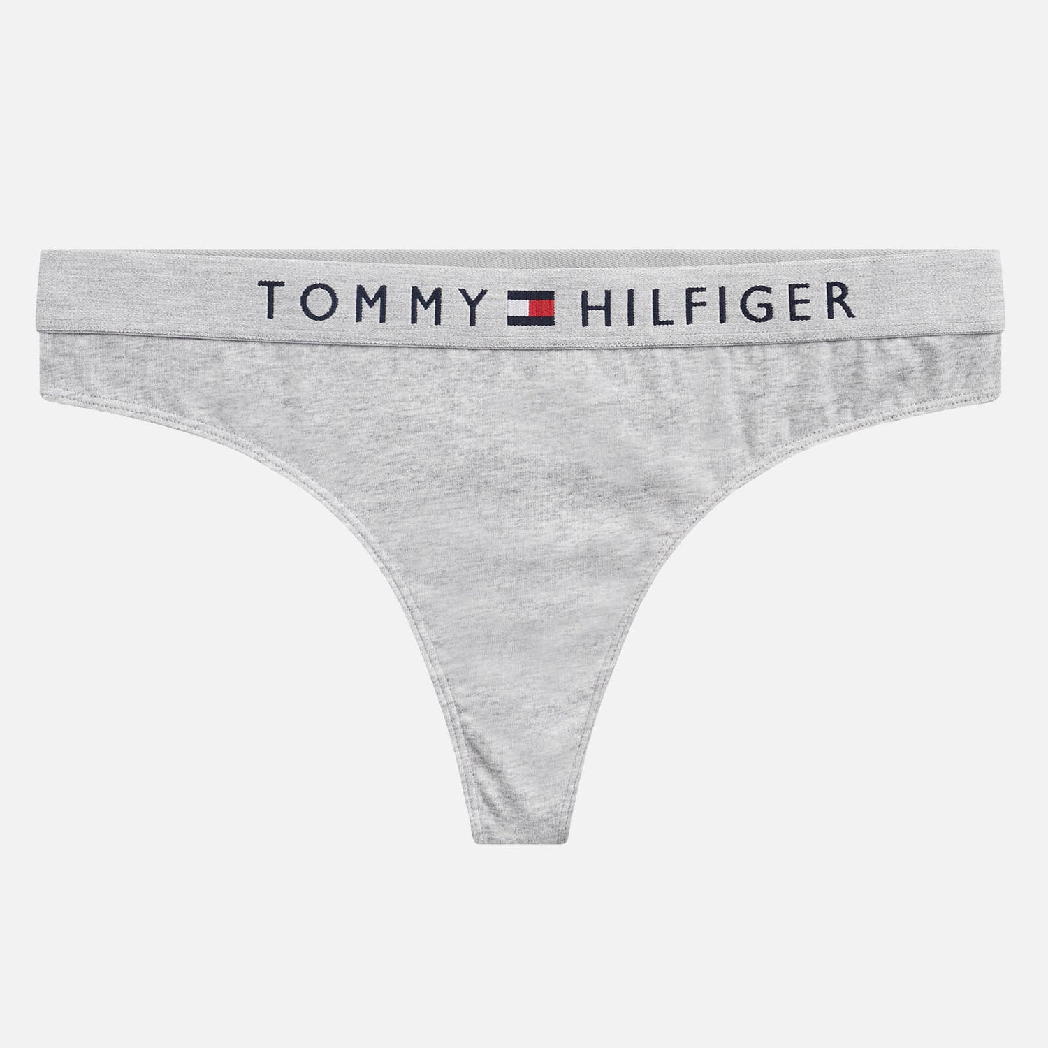 Tommy Hilfiger Women's Original Cotton Thong - Grey Heather