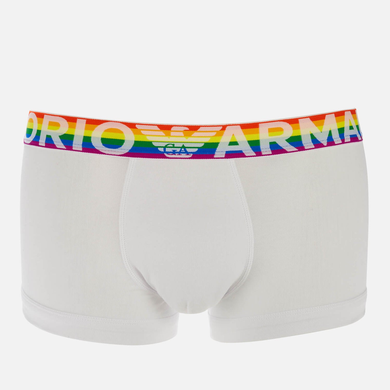 Emporio Armani Men's Rainbow Trunks - White