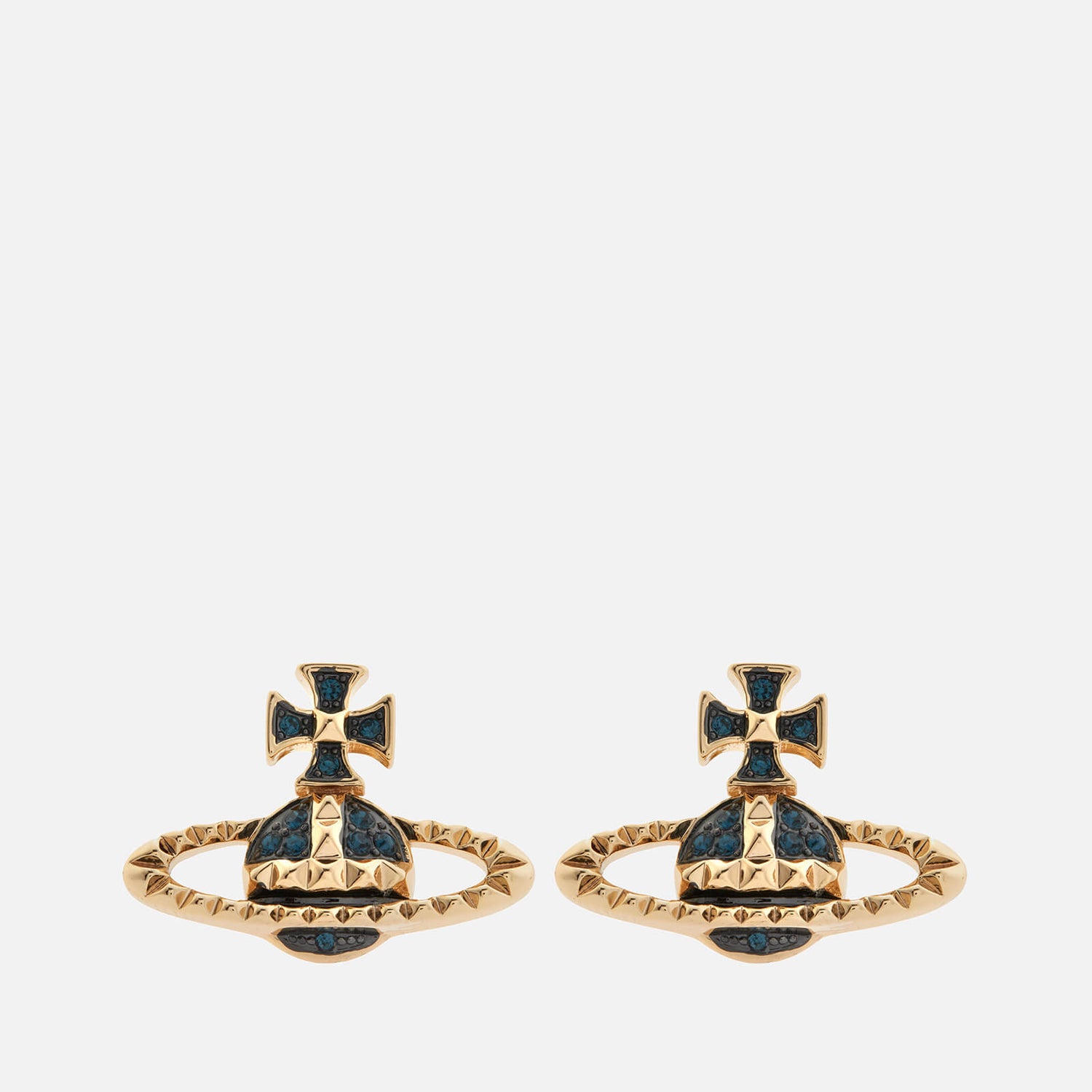Vivienne Westwood Women's Mayfair Bas Relief Earrings - Gold Ruthenium Montana