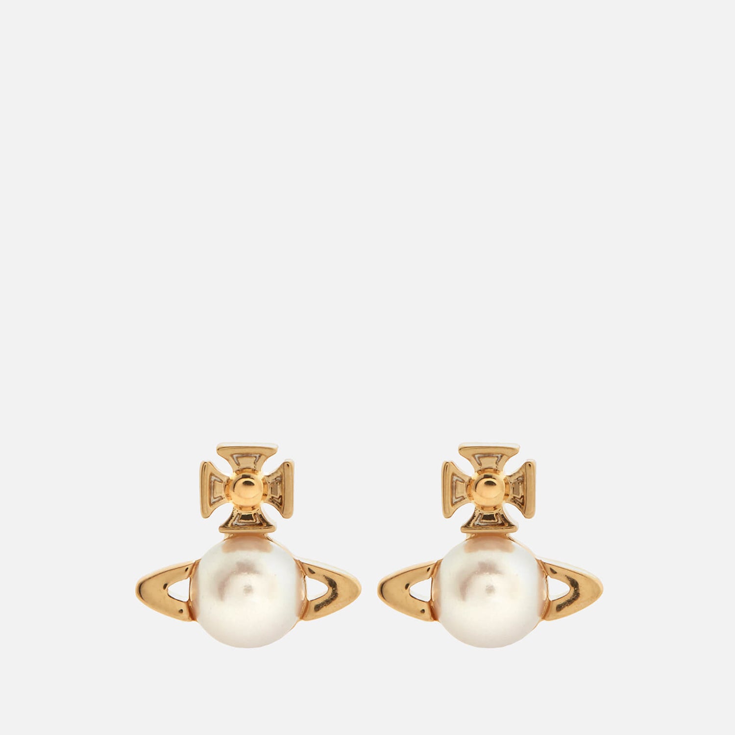 Vivienne Westwood Women's Balbina Earrings - Gold Cream Pearl