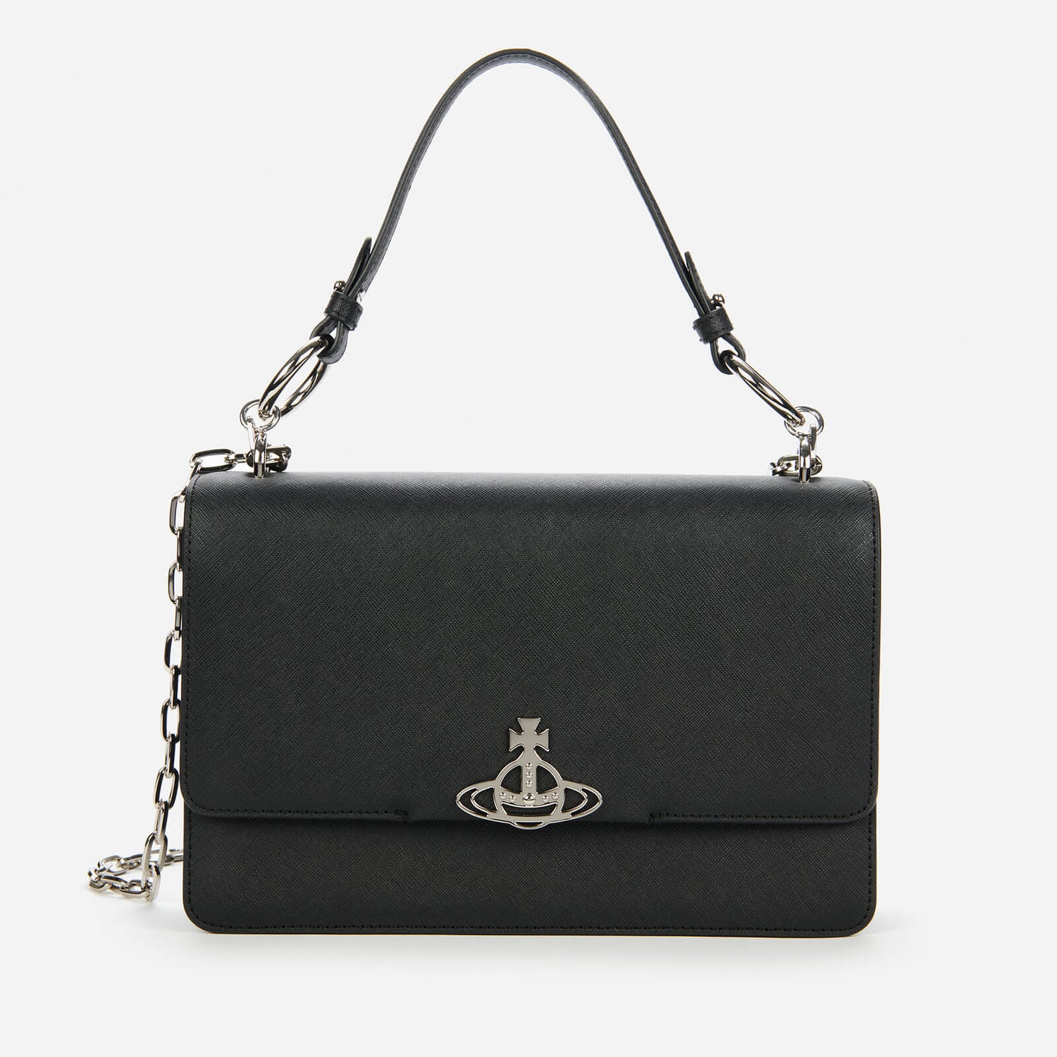 Vivienne Westwood Women's Debbie Large Bag with Flap - Black