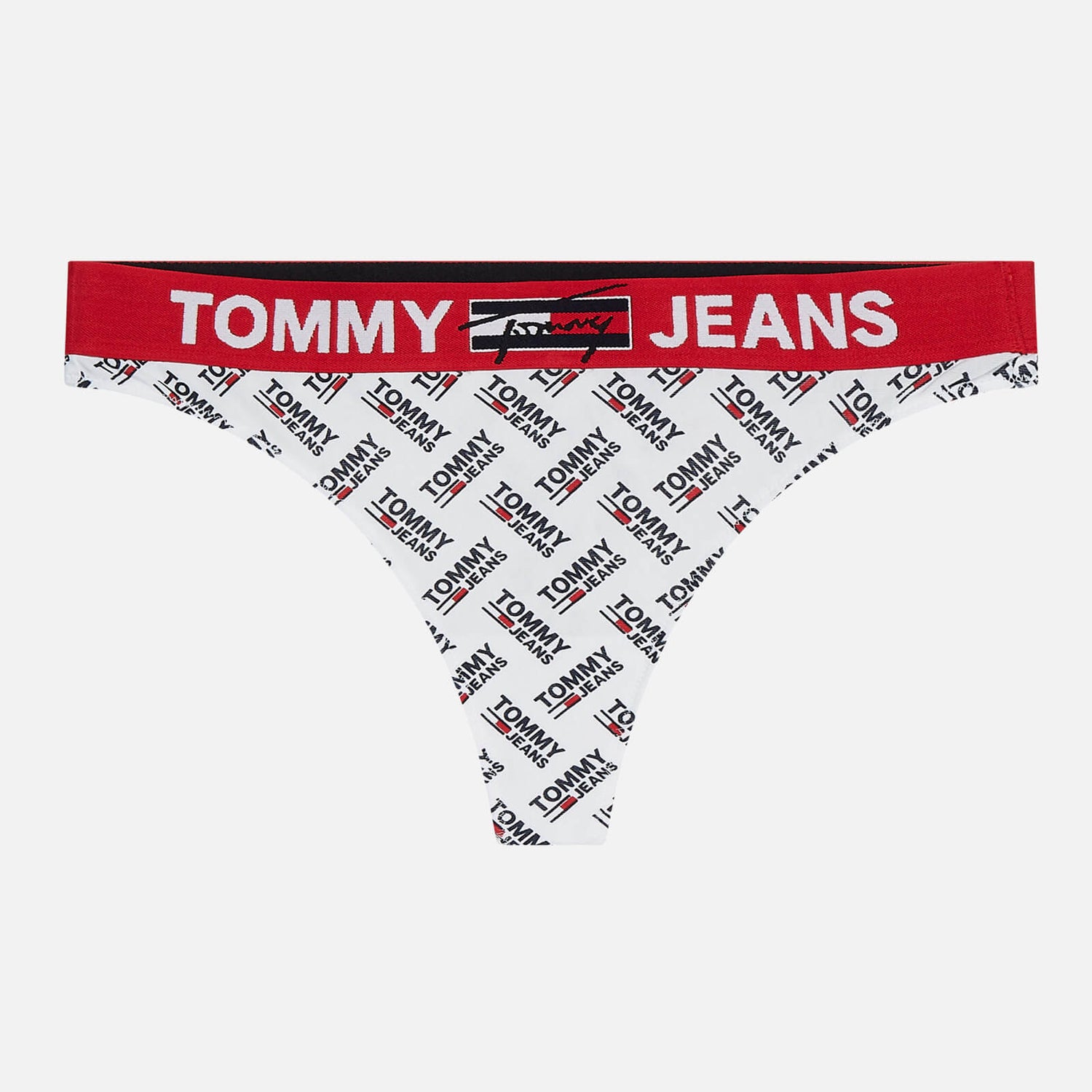 Tommy Jeans Women's Organic Recycled Print Thong - White