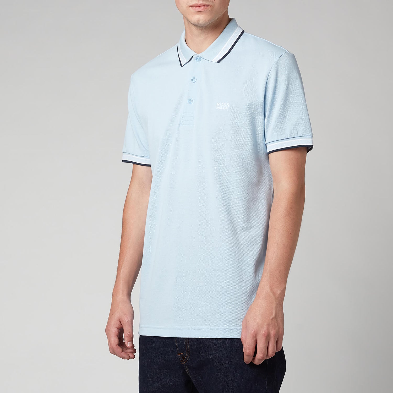 BOSS Athleisure Men's Paddy Polo-Shirt - Open Blue