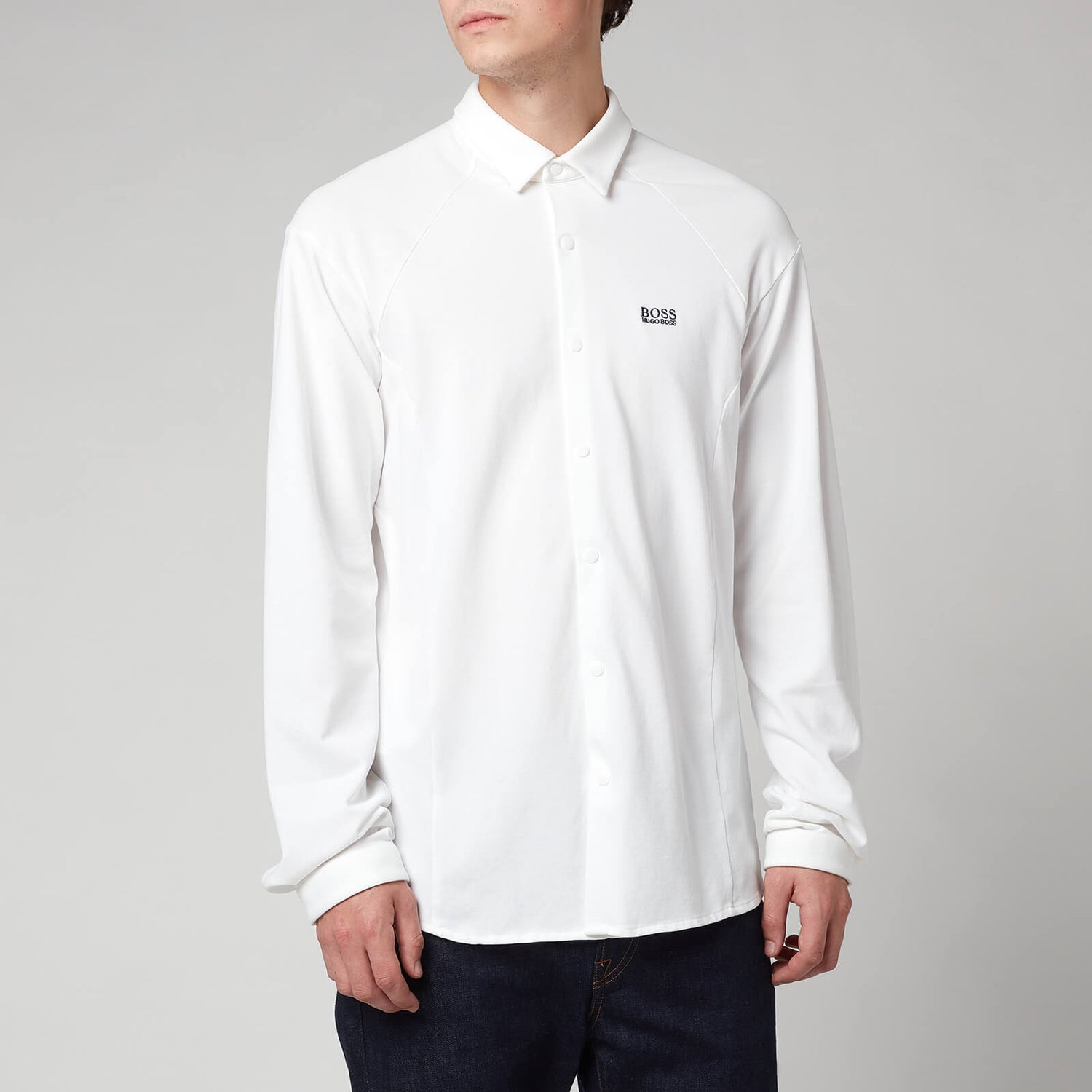 BOSS Athleisure Men's Banzi Long Sleeve Shirt - White