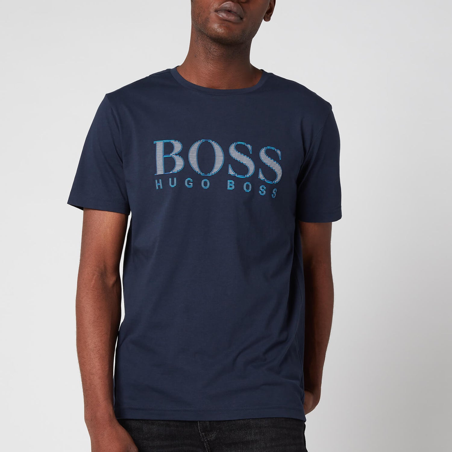 BOSS Athleisure Men's Tee 5 T-Shirt - Navy