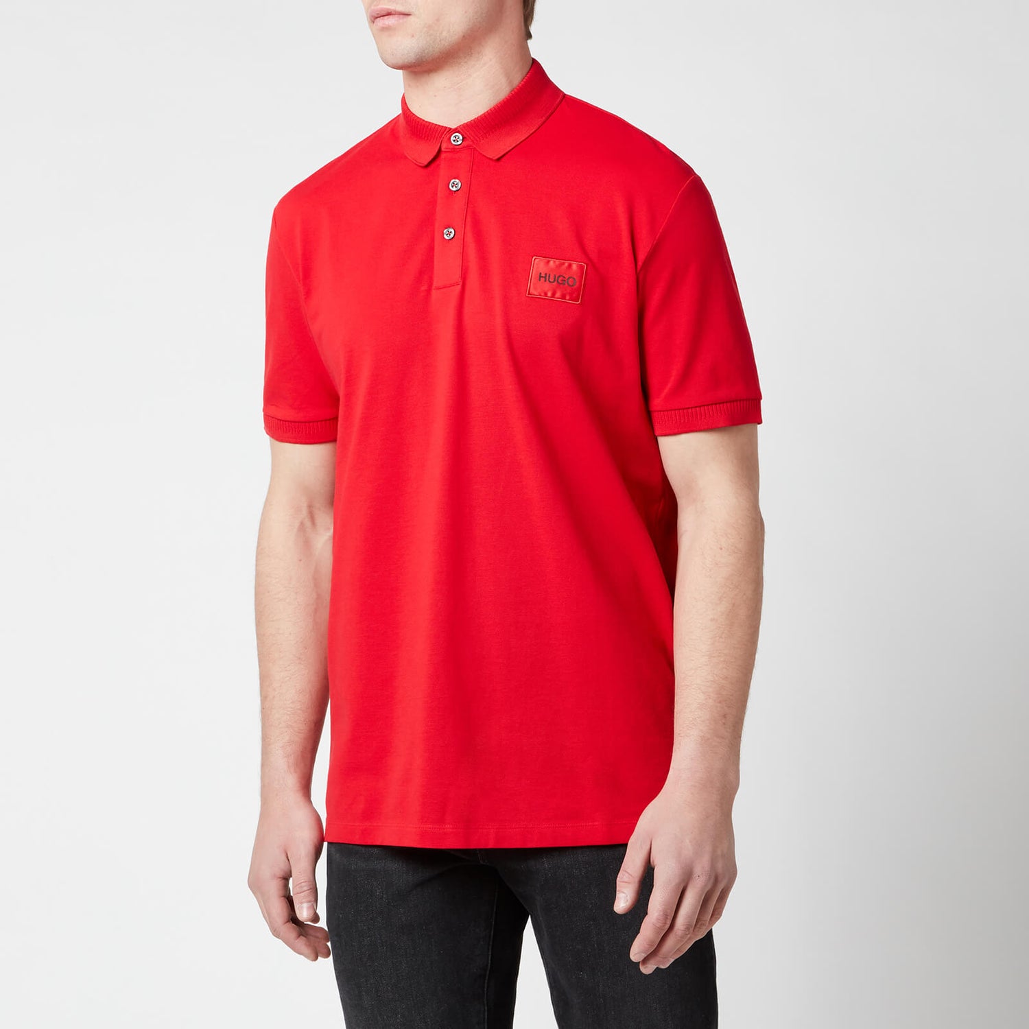HUGO Men's Dereso212 Polo-Shirt - Red