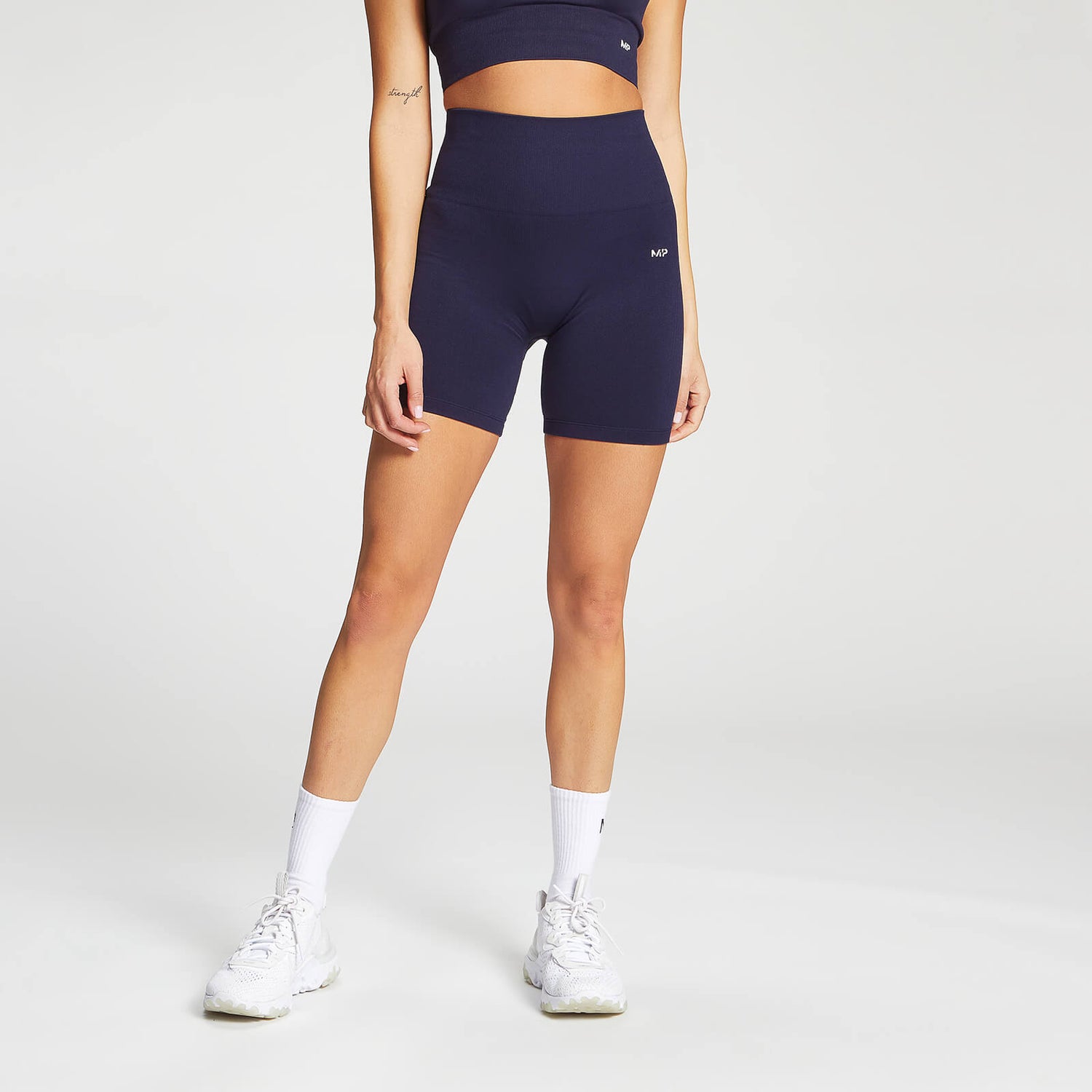 MP Women's Shape Seamless Cycling Shorts - Navy - XL
