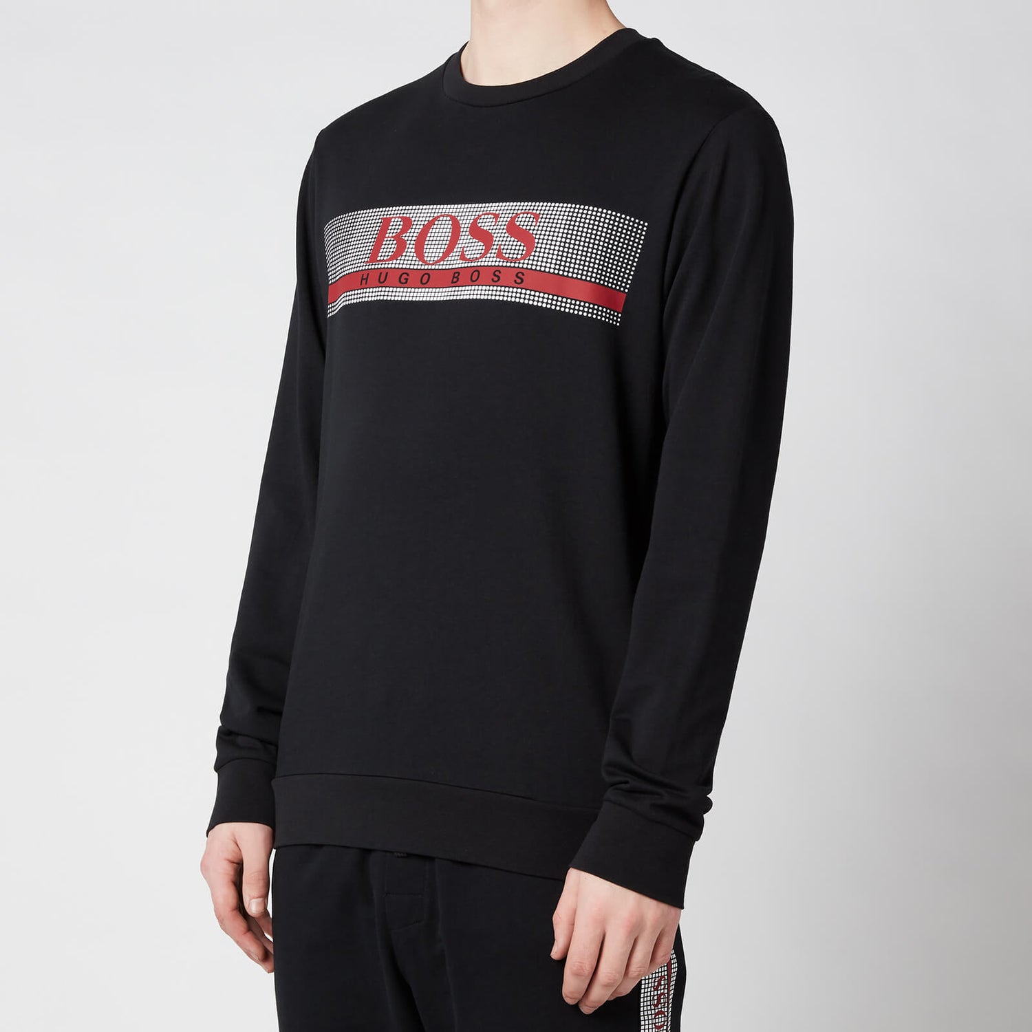 BOSS Bodywear Men's Authentic French Terry Sweatshirt - Black