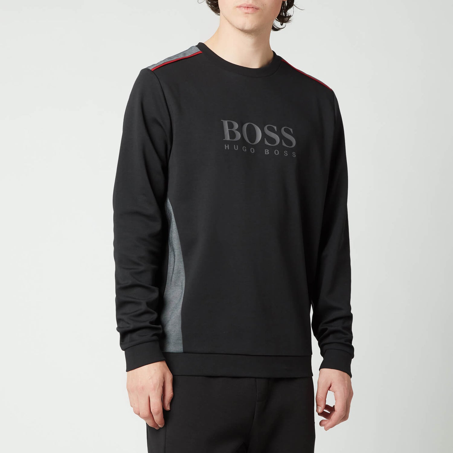 BOSS Bodywear Men's Tracksuit Logo Sweatshirt - Black