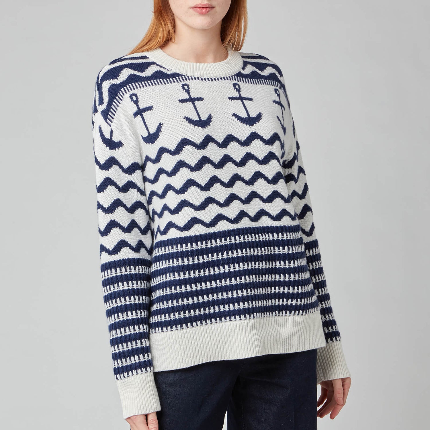Kate Spade New York Women's Anchor Sweater - French Cream - XS