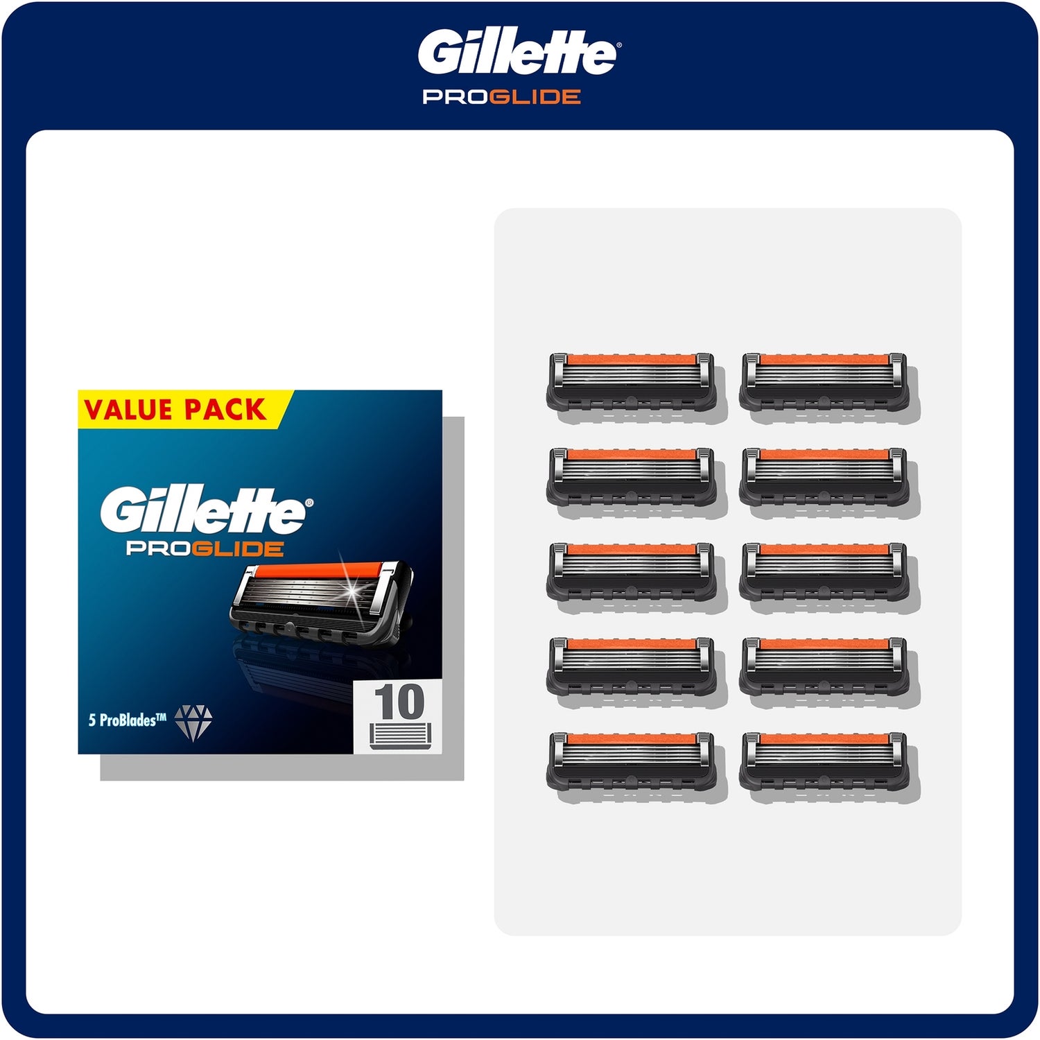 Gillette ProGlide Razor Blades