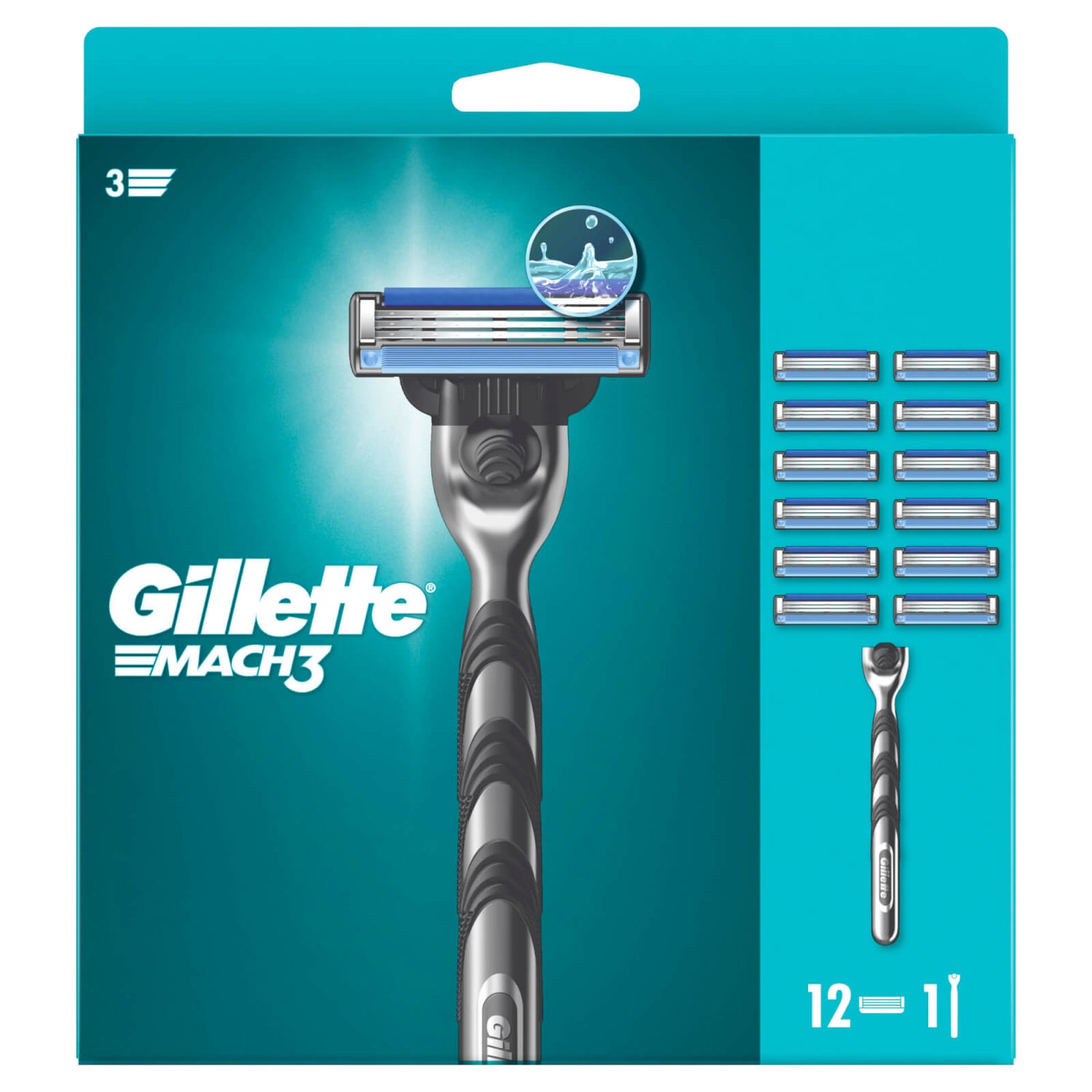Gillette Mach3 Value Pack with 11 Razor Blades