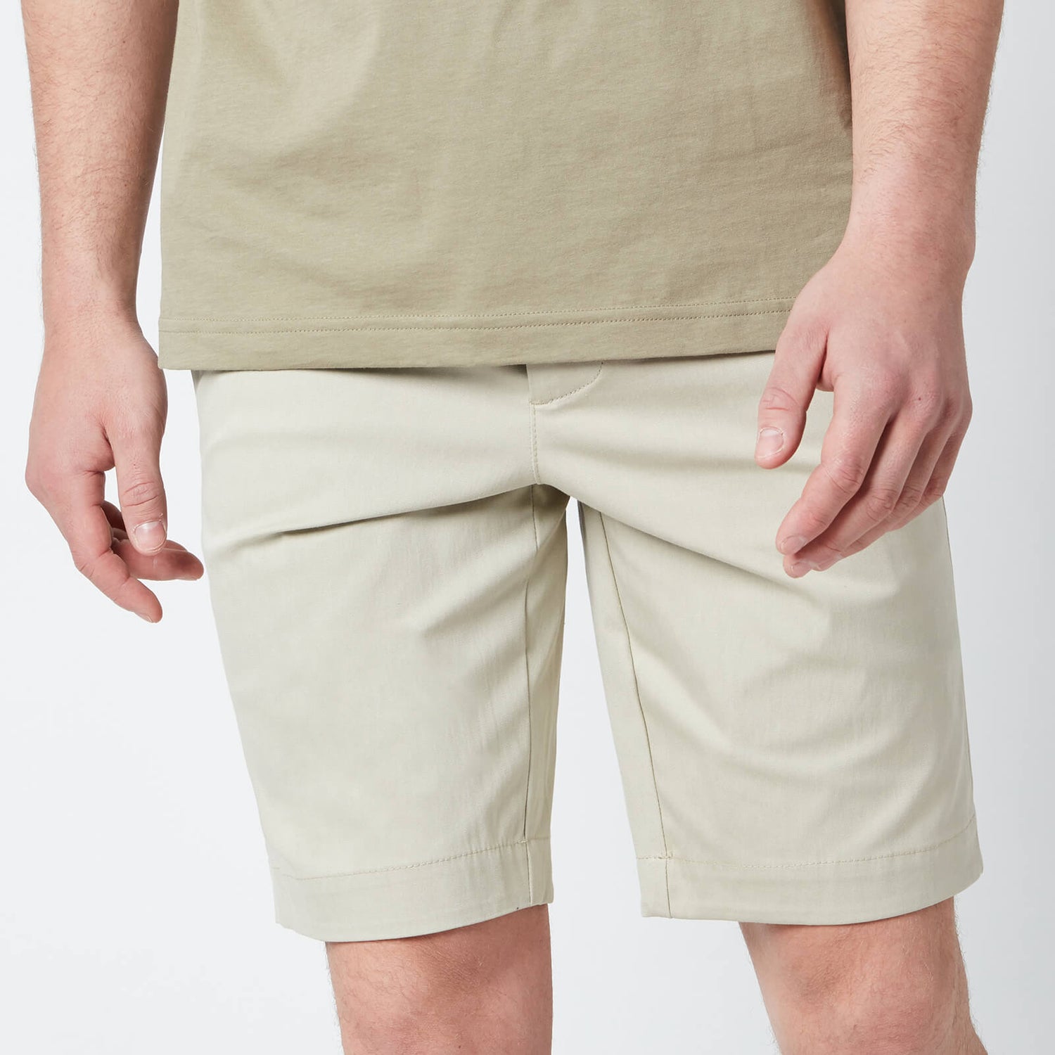 BOSS Athleisure Men's Liem 4 Jersey Slim Fit Shorts - Light Beige
