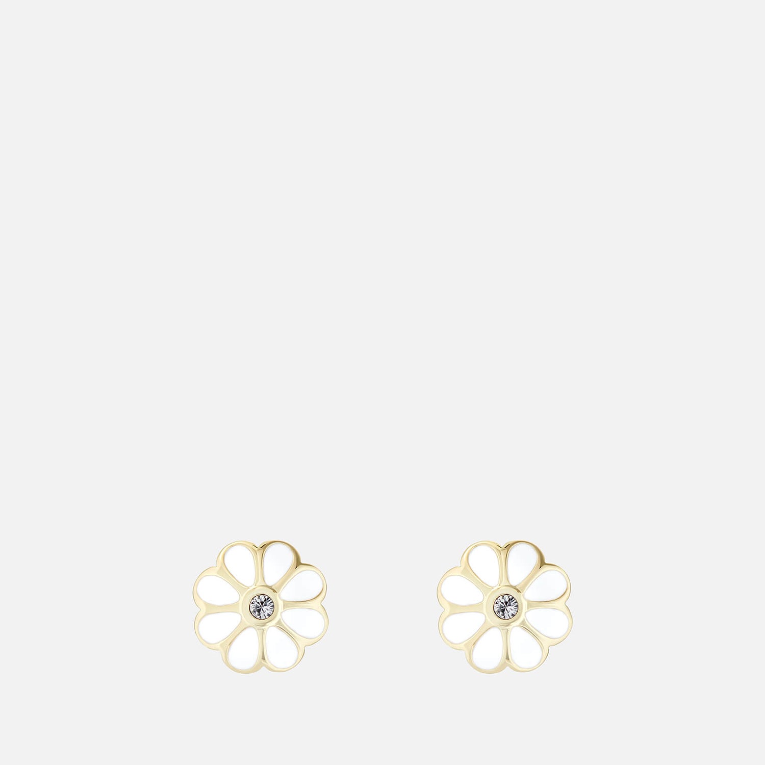 Ted Baker Women's Daraeh: Daisy Stud Earrings - Gold/White