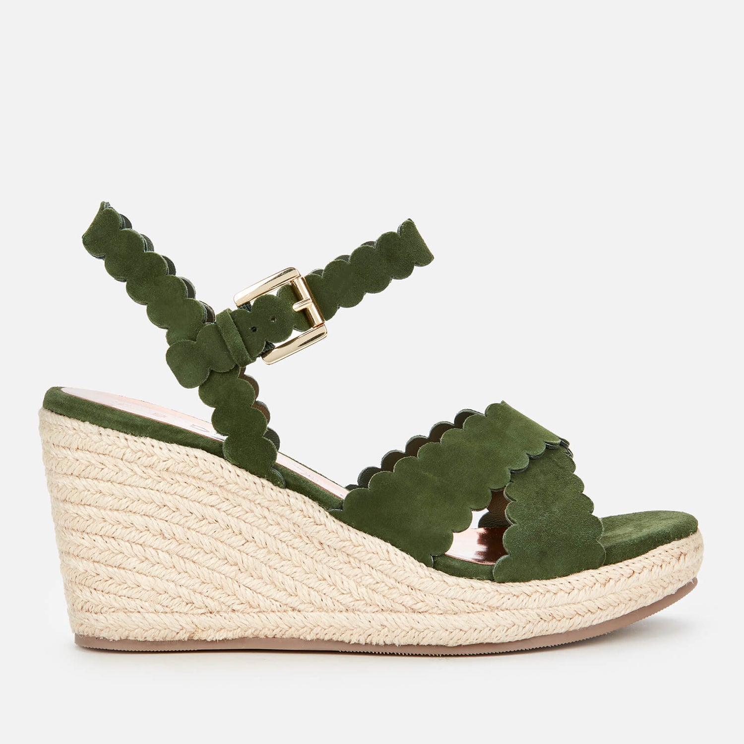 Ted Baker Women's Selanas Wedged Sandals - Khaki