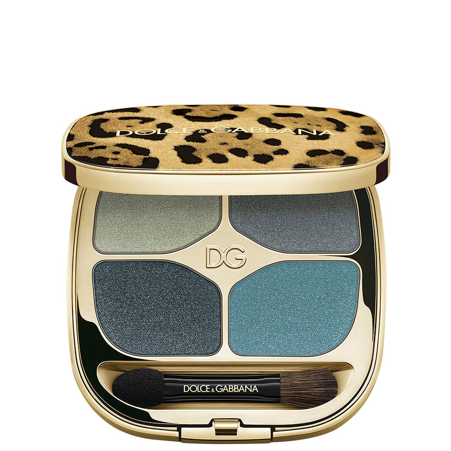 Dolce&Gabbana Felineyes Intense Eyeshadow Quad palette di ombretti - Mediterranean Blue 8 4,8 g