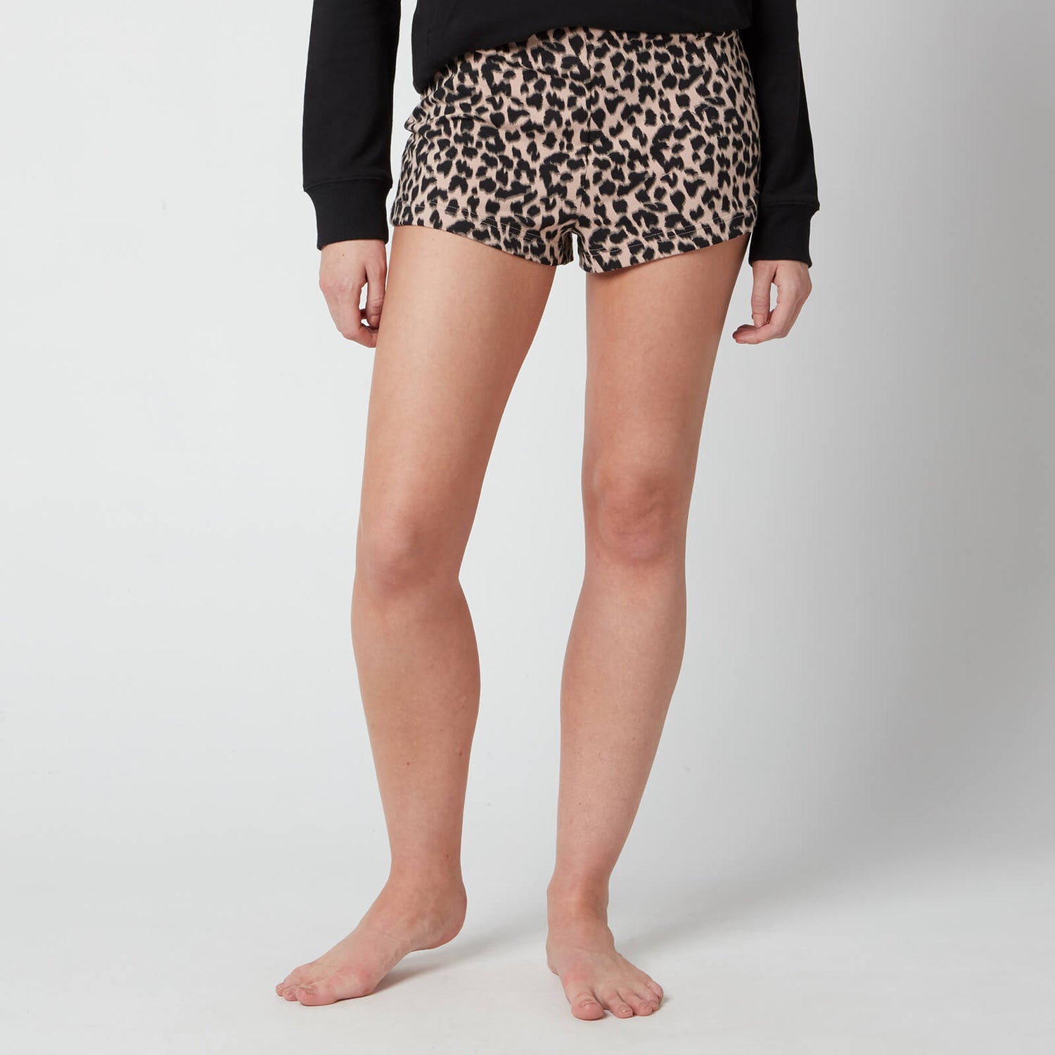 Calvin Klein Women's Leopard Sleep Shorts - Leopard