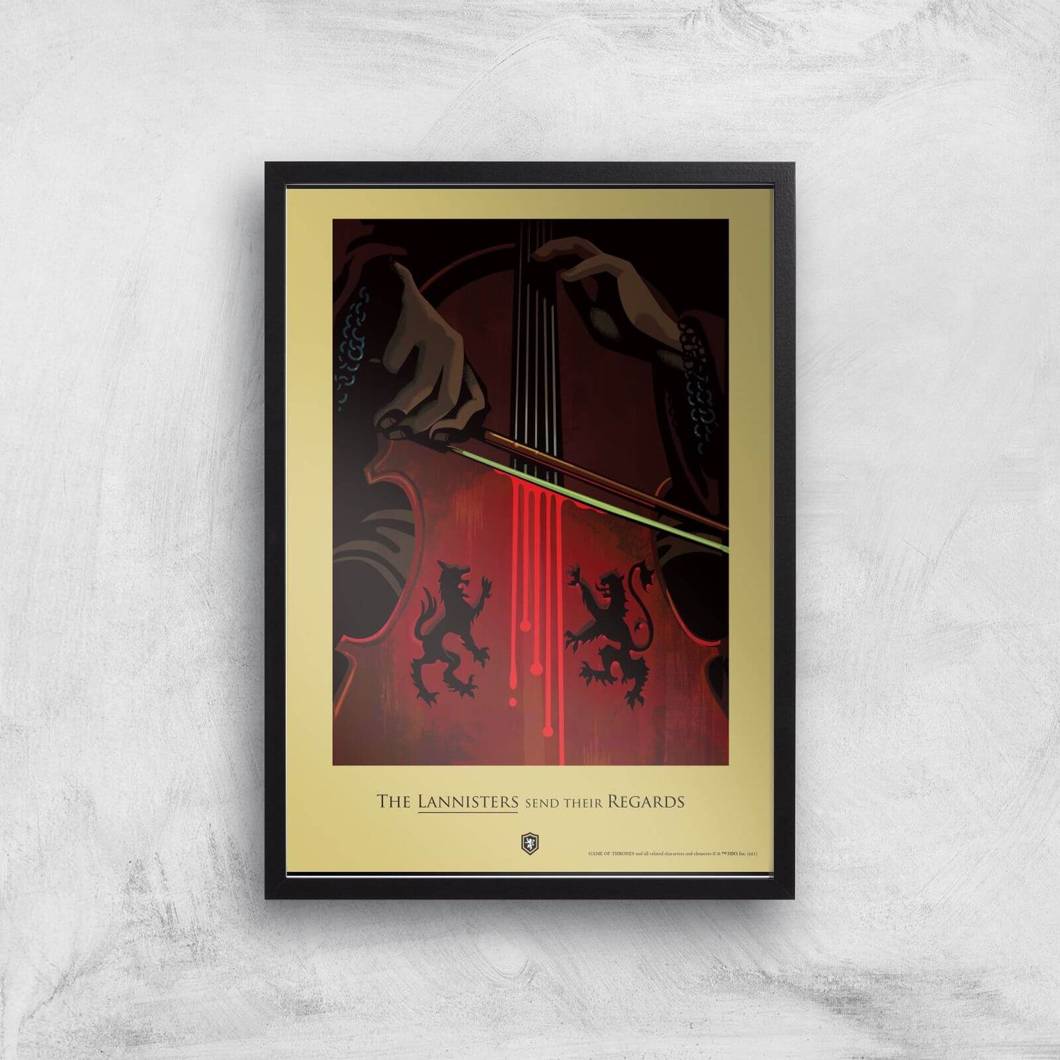 Game of Thrones Lannisters Affiche Artistique