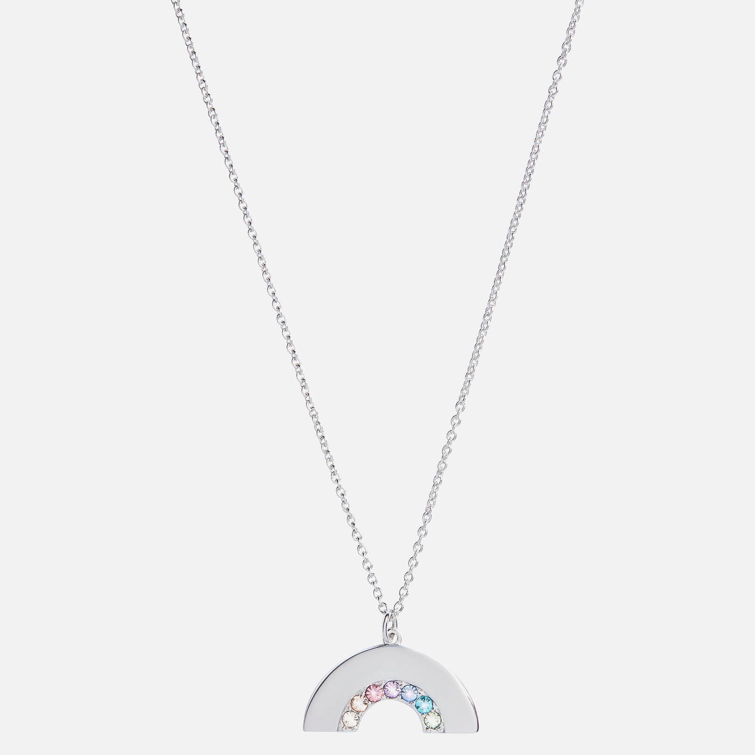 Olivia Burton Women's Rainbow Necklace - Silver