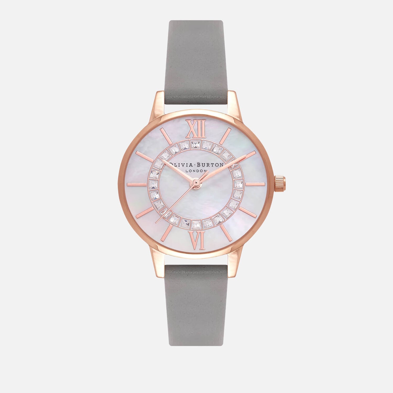 Olivia Burton Women's Wonderland Sparkle Midi Watch - Grey