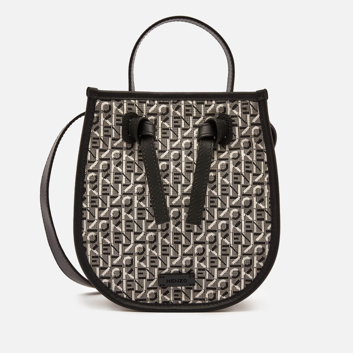 KENZO Women's Monogram Jacquard Bucket Bag - Misty Grey