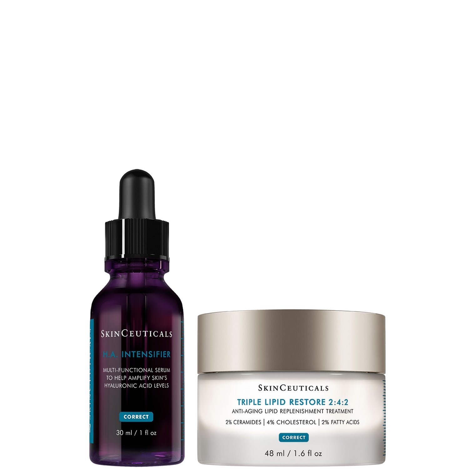 SkinCeuticals Anti-Aging Regimen with Triple Lipid Restore 2:4:2 and Hyaluronic Acid
