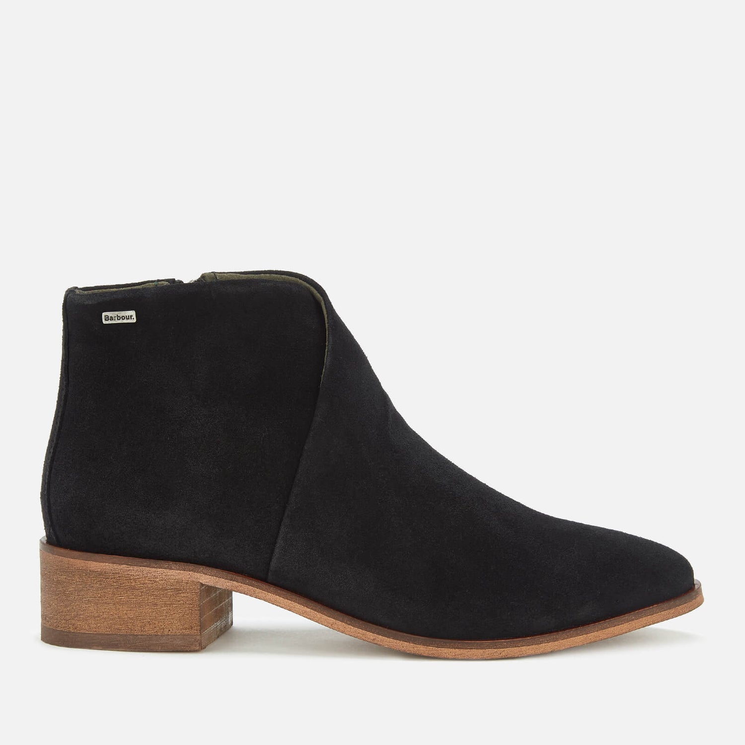 Barbour Women's Caryn Suede Heeled Ankle Boots - Black