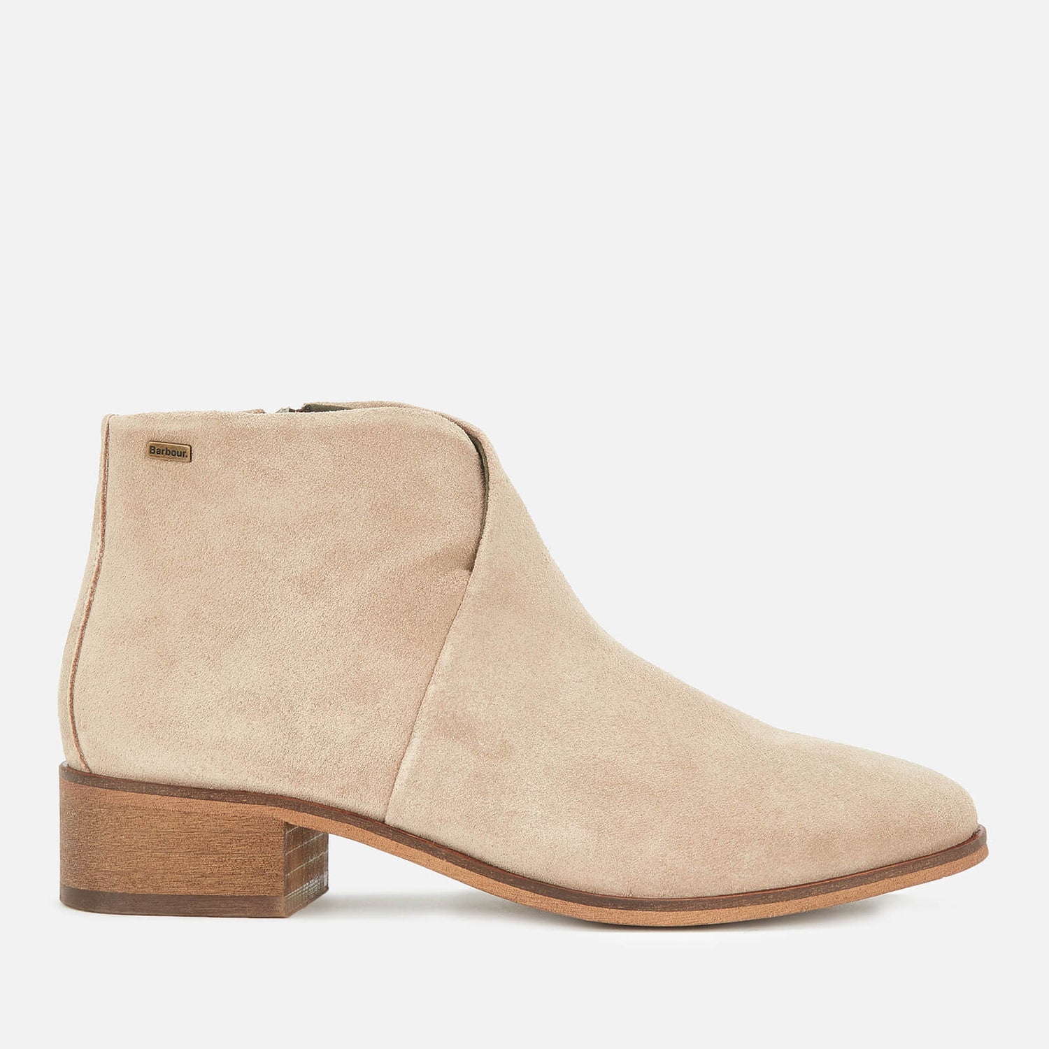 Barbour Women's Caryn Suede Heeled Ankle Boots - Sand