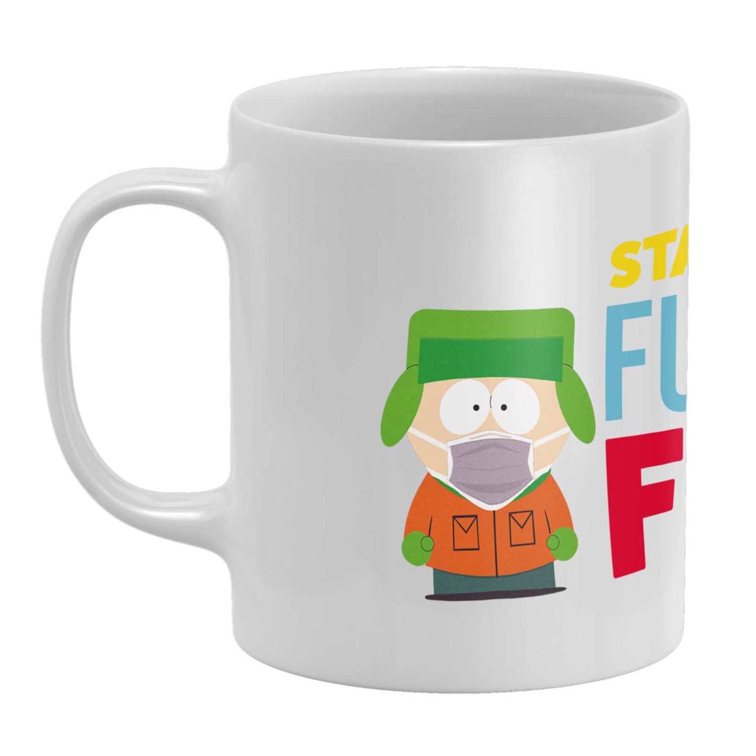 South Park Stay Back Six Feet White Mug
