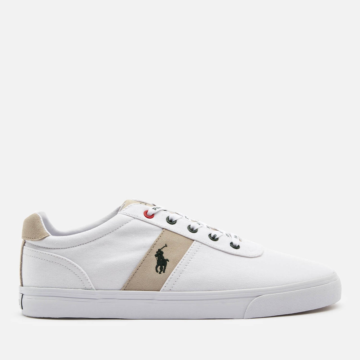Polo Ralph Lauren Men's Hanford Sustainable Low Top Trainers - White/College Green