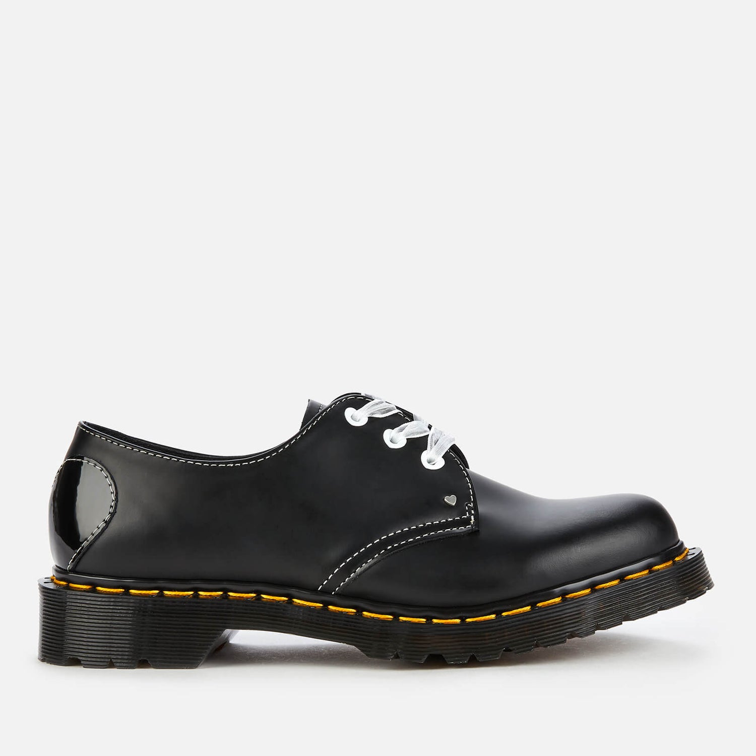 Dr. Martens Women's 1461 Hearts Smooth Leather 3-Eye Shoes - Black