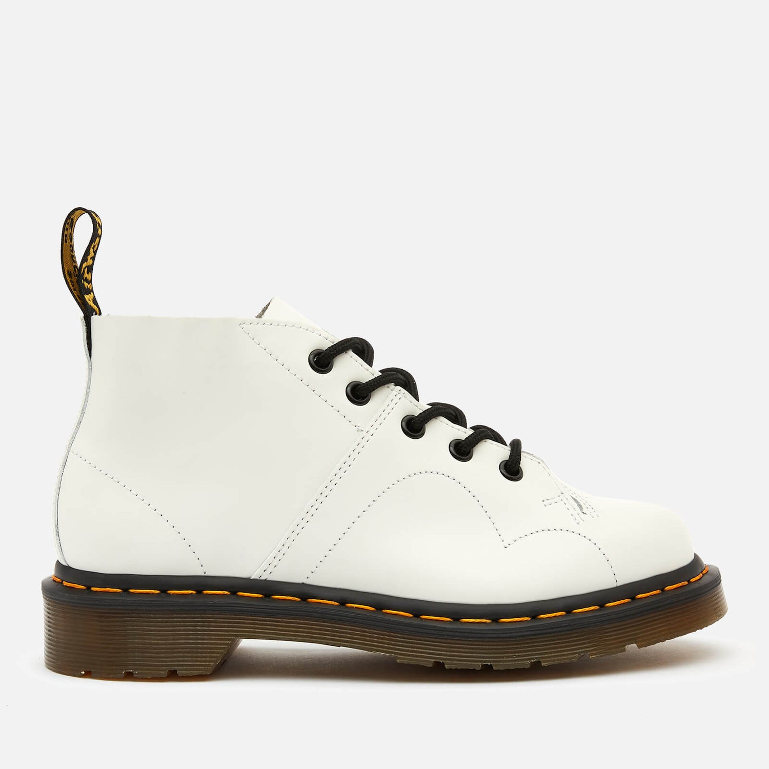Dr. Martens Women's Church Smooth Leather Monkey Boots - White