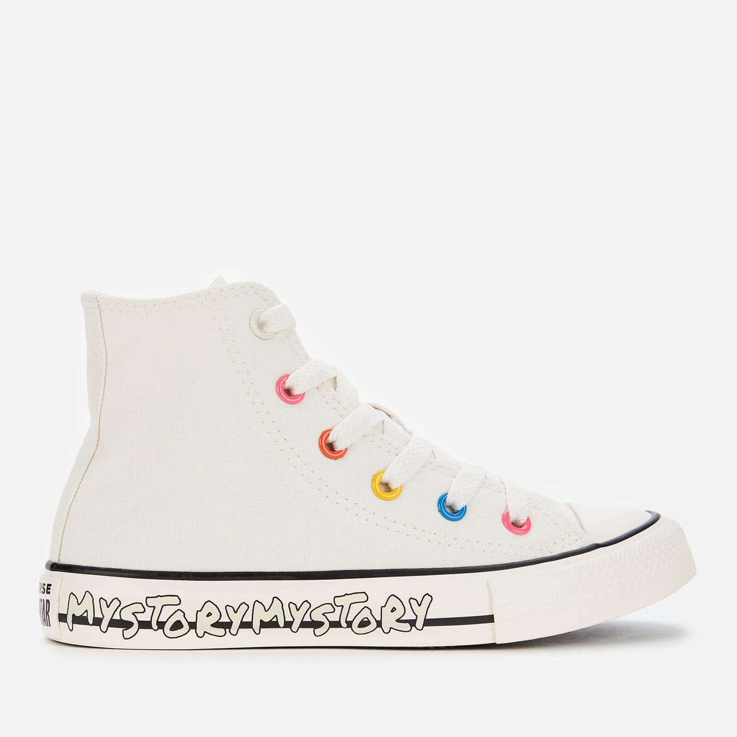 Converse Kids' Chuck Taylor All Star My Story Hi - Top Trainers - Egret