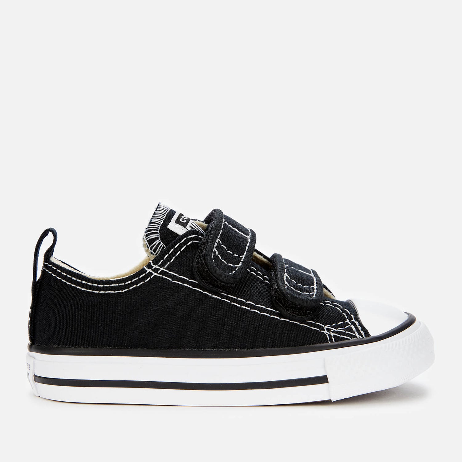 Converse Toddlers' Chuck Taylor All Star Ox Velcro Trainers - Black