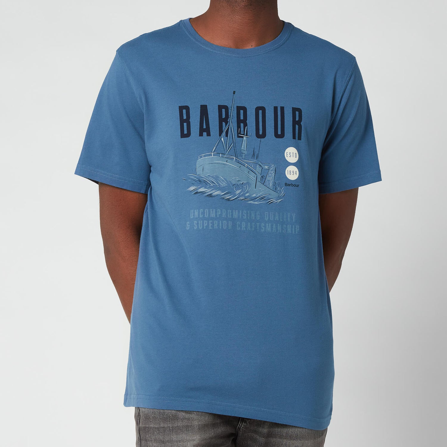 Barbour Men's Storm T-Shirt - Washed Inky