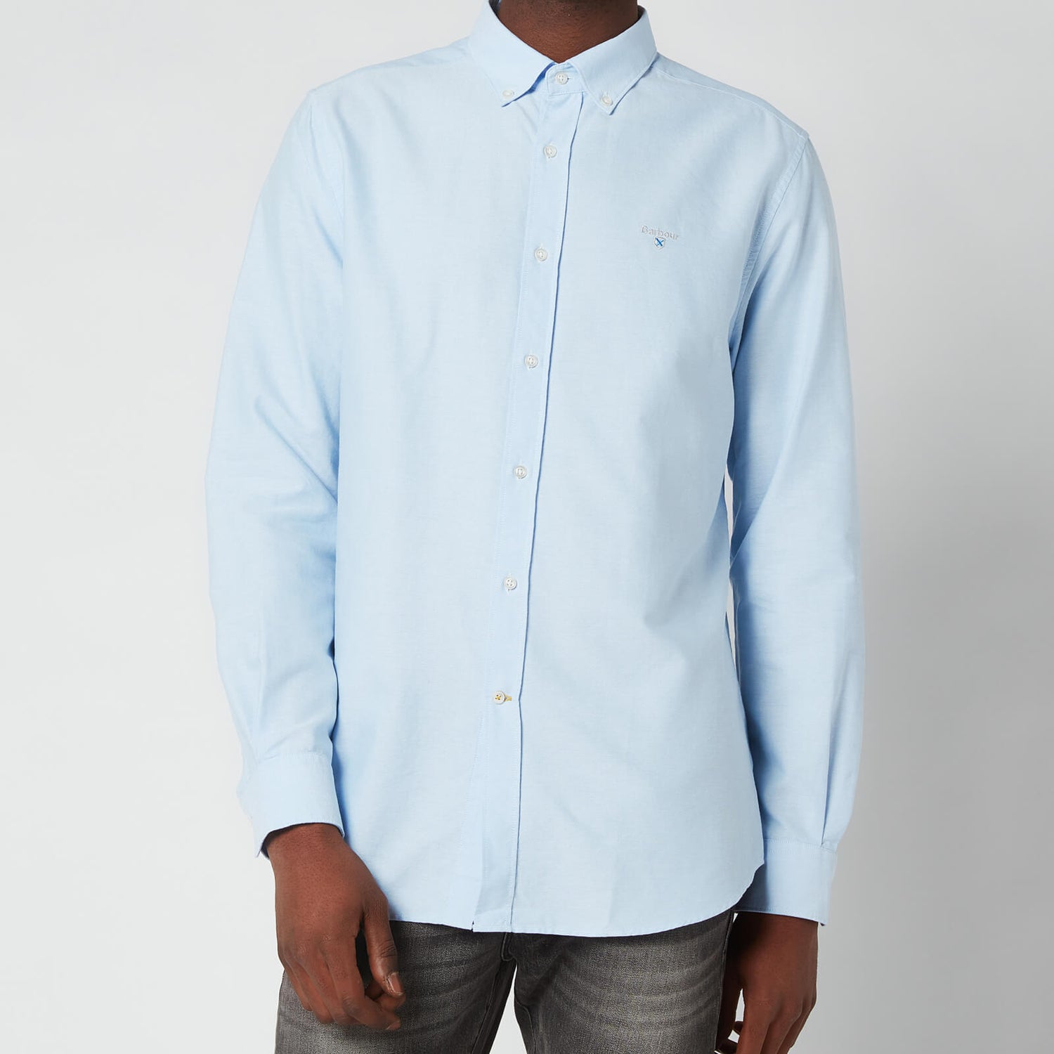 Barbour Men's Oxford 3 Tailored Fit Shirt - Sky